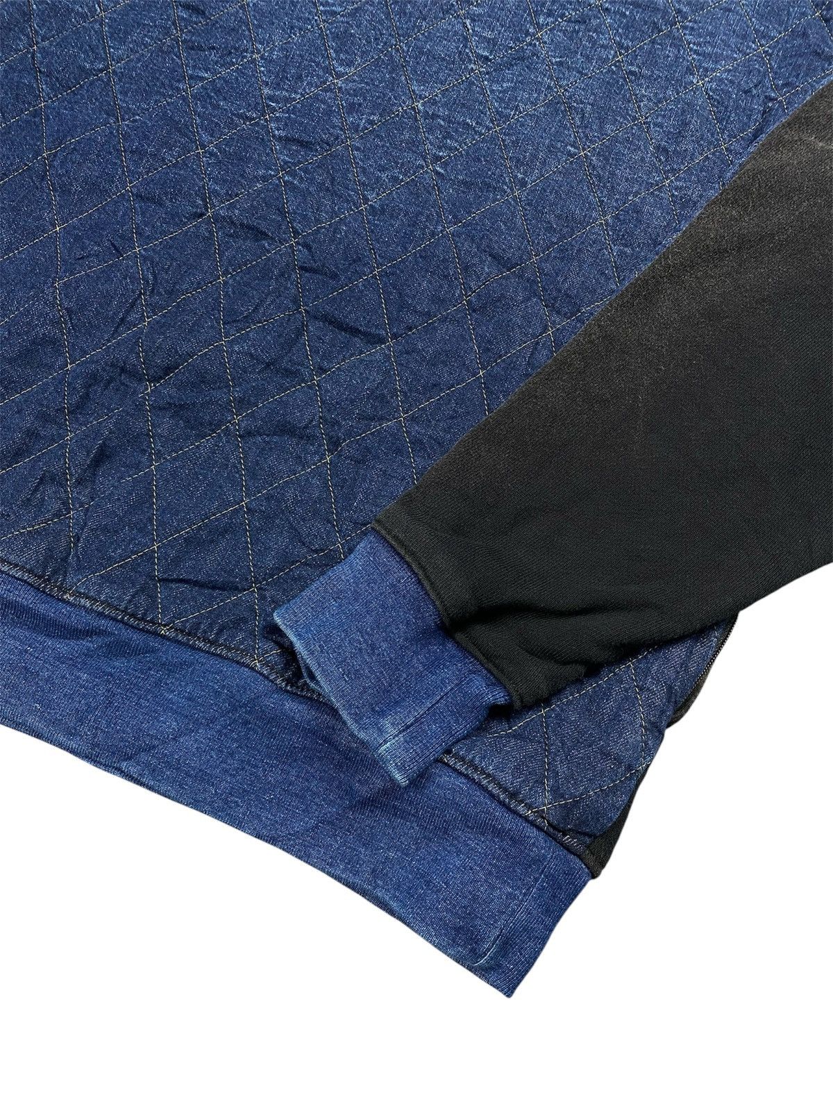 Kapital Kapital Kountry Indigo Waffle Two-Tone Sweater Size US L / EU 52-54 / 3 - 23 Thumbnail