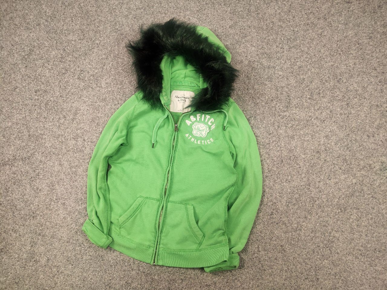 Abercrombie & Fitch Vintage Abercrombie Zip Fur Hoodie Y2K if six was nine LGB Size M / US 6-8 / IT 42-44 - 3 Thumbnail