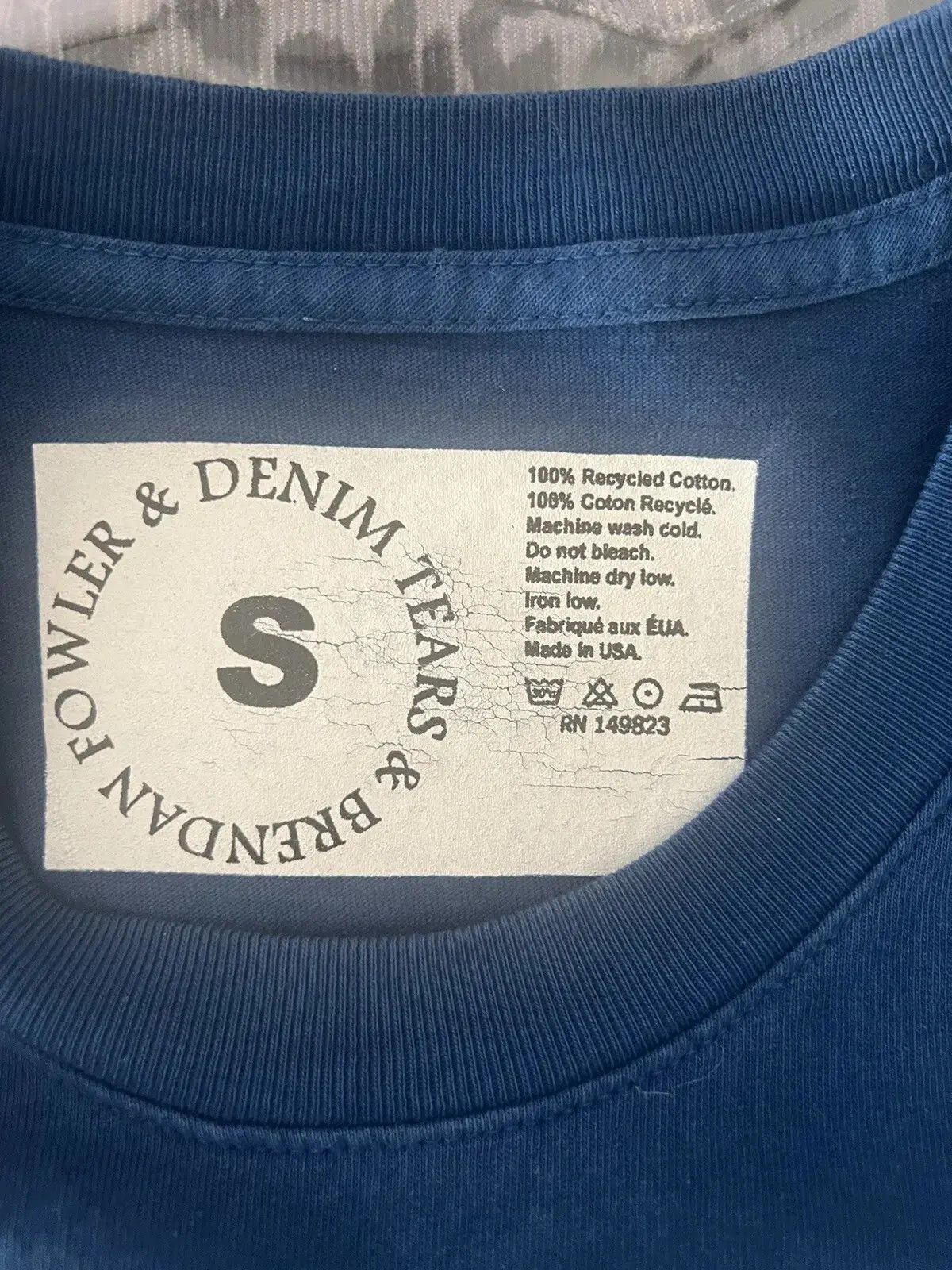 DENIM TEARS Brendan Fowler Dover Street Los Angeles Long Sleeve T-Shirt Size US S / EU 44-46 / 1 - 5 Thumbnail