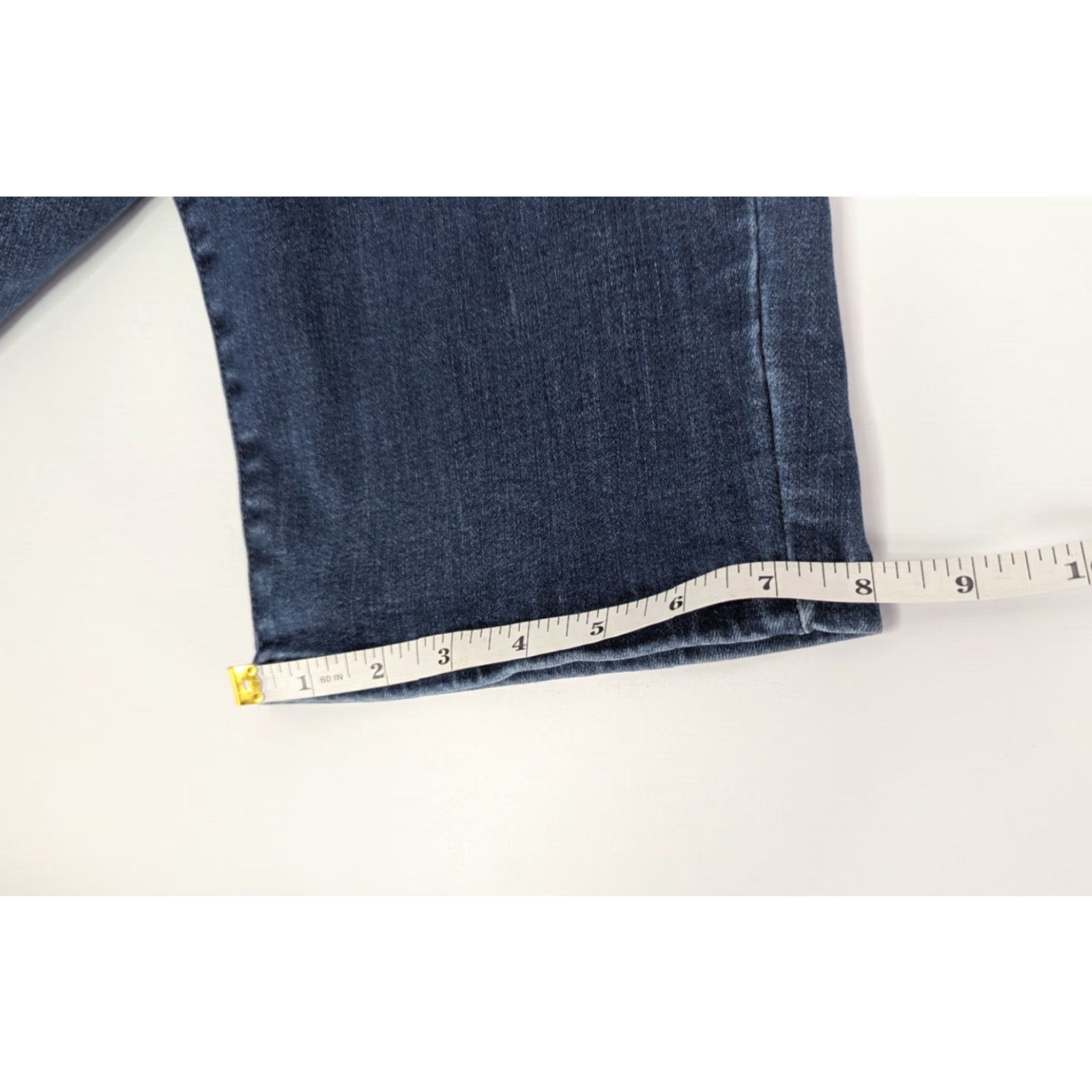 Vintage VINTAGE Lane Bryant Blue Jeans High Rise Straight Tighten Tummy Fit Sz 20 Womens Denim Cotton Polyester Spandex Rayon Stretchy Size 42" / US 20 - 6 Thumbnail