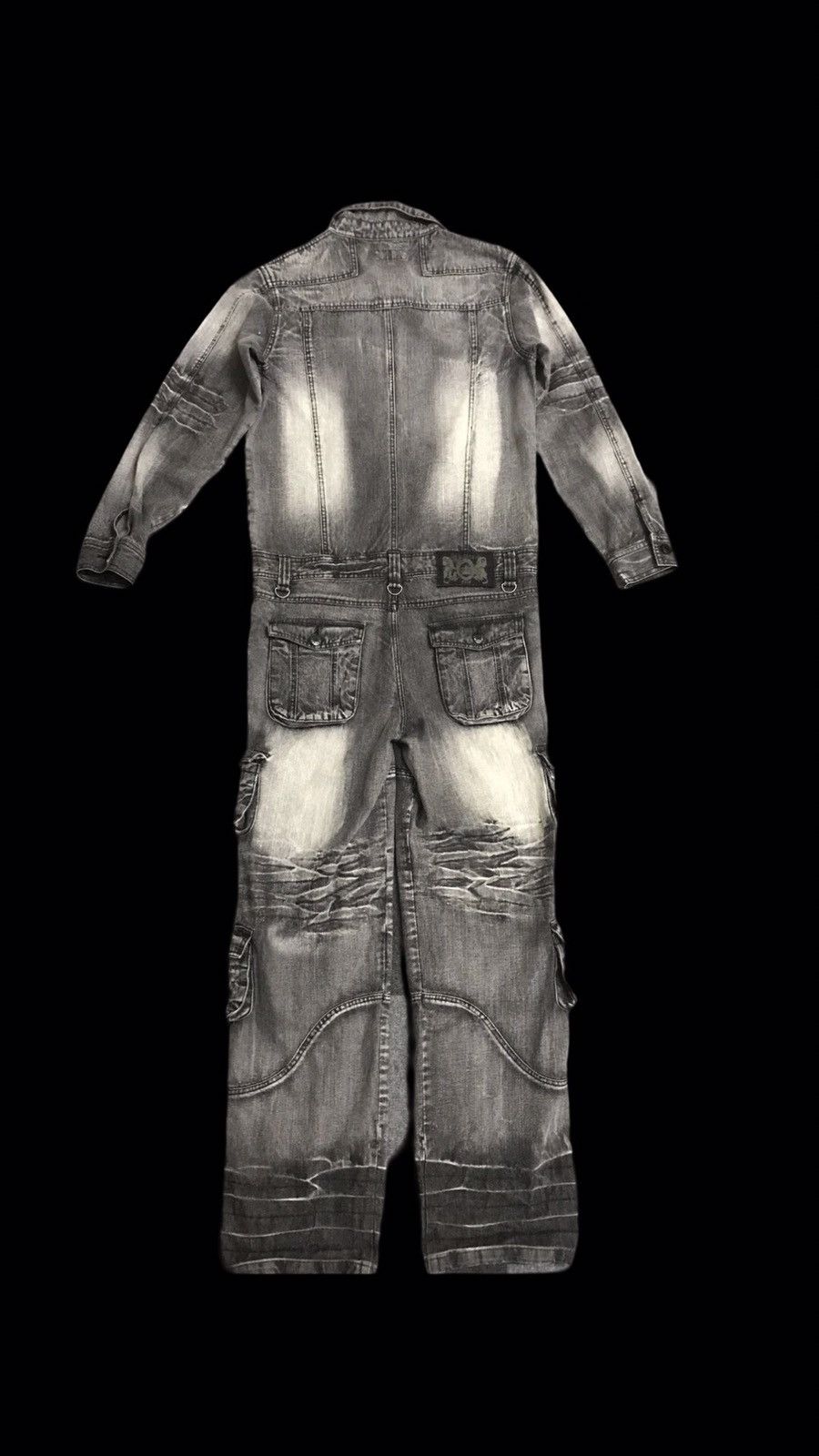 Japanese Brand CVA9 LOWBOX Japan Punk Parachute Seditionaris Biker Coverall Size US 38 / EU 54 - 2 Thumbnail