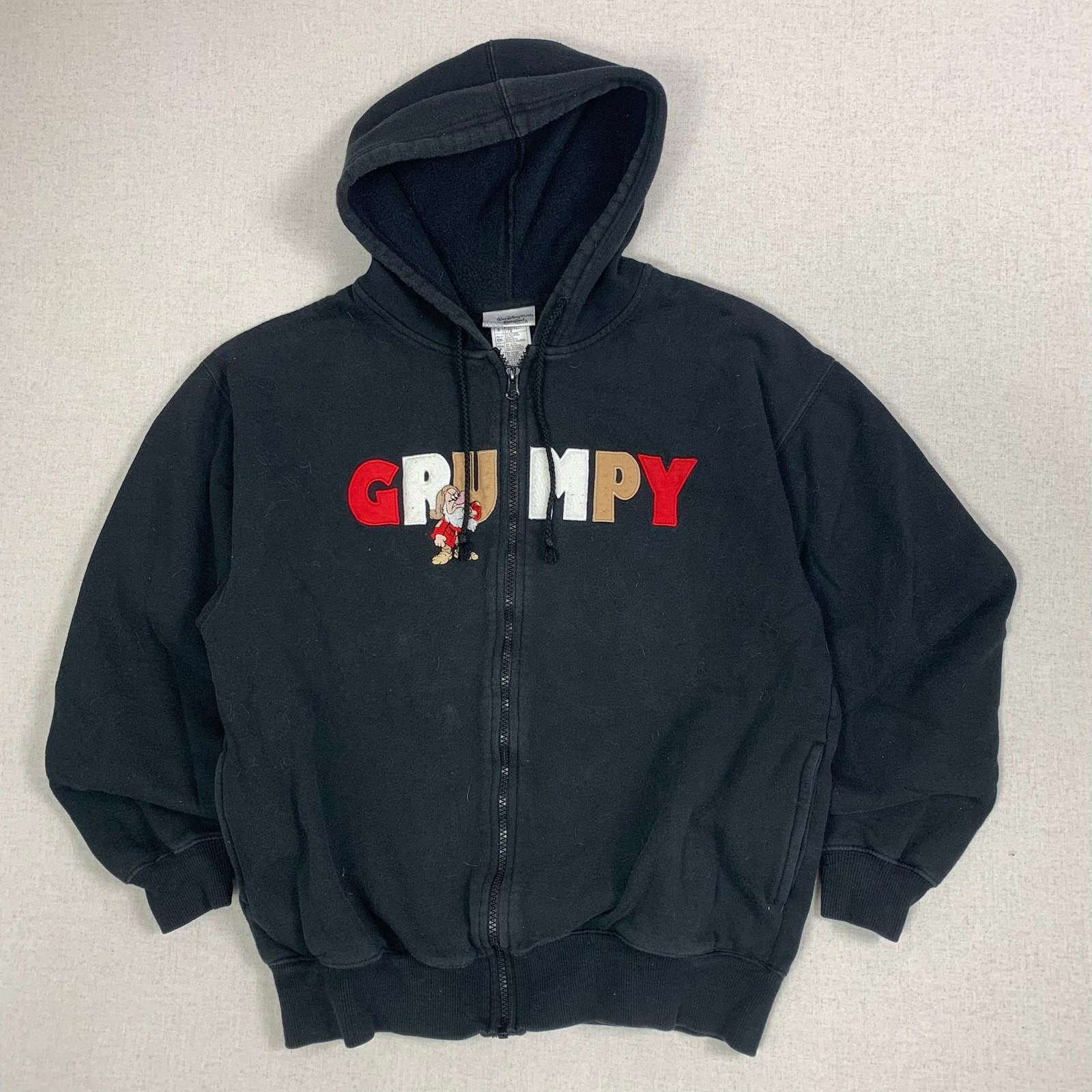 Disney Grumpy Seven Dwarves Disney Full Zip Hoodie Sweater S Y2K Size US S / EU 44-46 / 1 - 1 Thumbnail