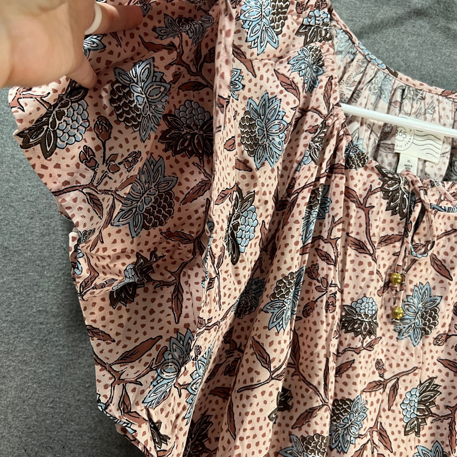 Other Destination 365 Regular Printed Short-Sleeve Midi Dress Size XL / US 12-14 / IT 48-50 - 11 Thumbnail