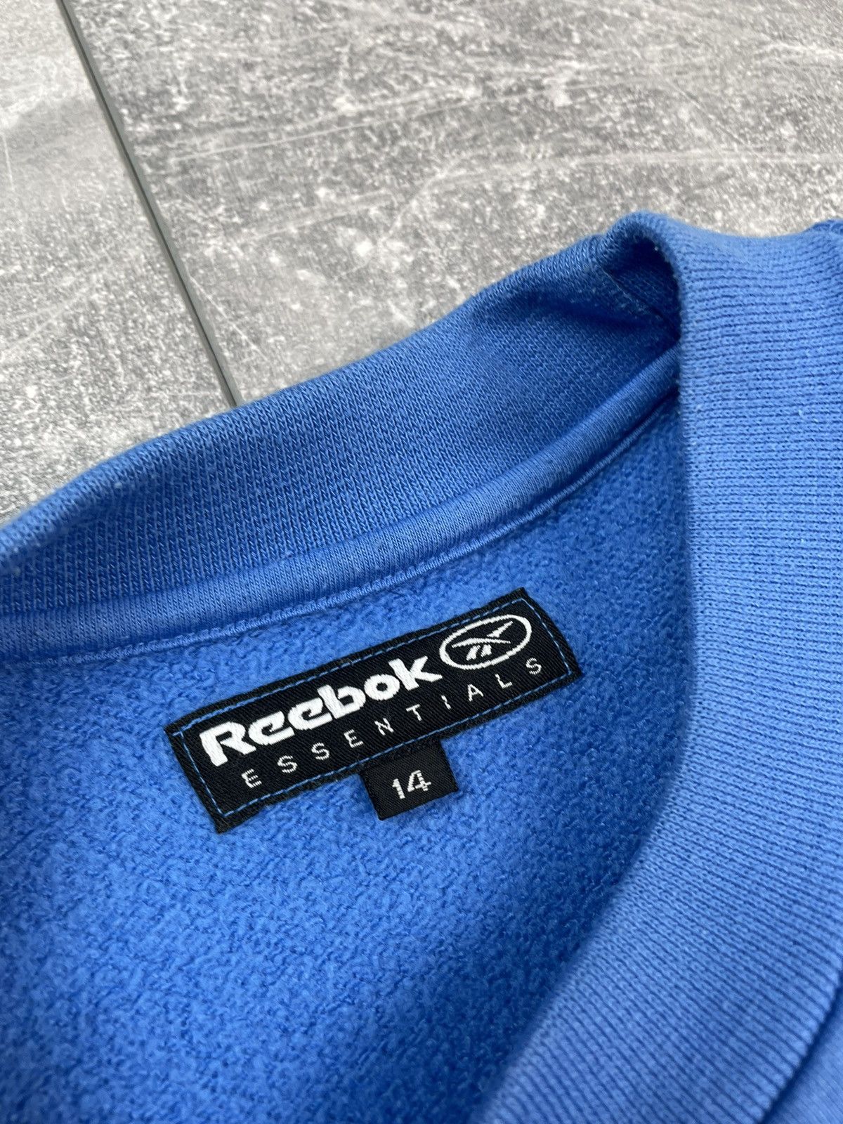 Reebok × Vintage Reebok Vintage Blue Sweatshirt Size US XL / EU 56 / 4 - 5 Thumbnail
