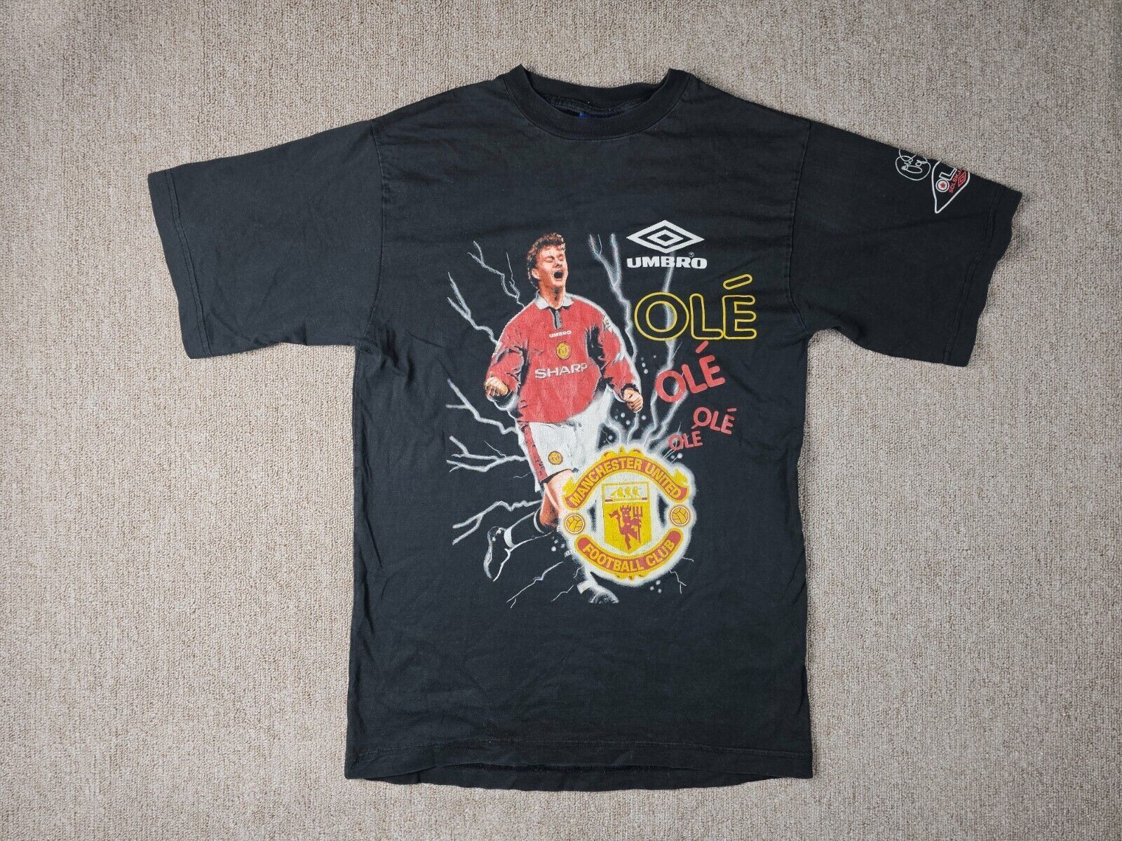 Umbro intage 90s Umbro Man United Solskjaer T-Shirt 1996 OG S Size US S / EU 44-46 / 1 - 1 Thumbnail