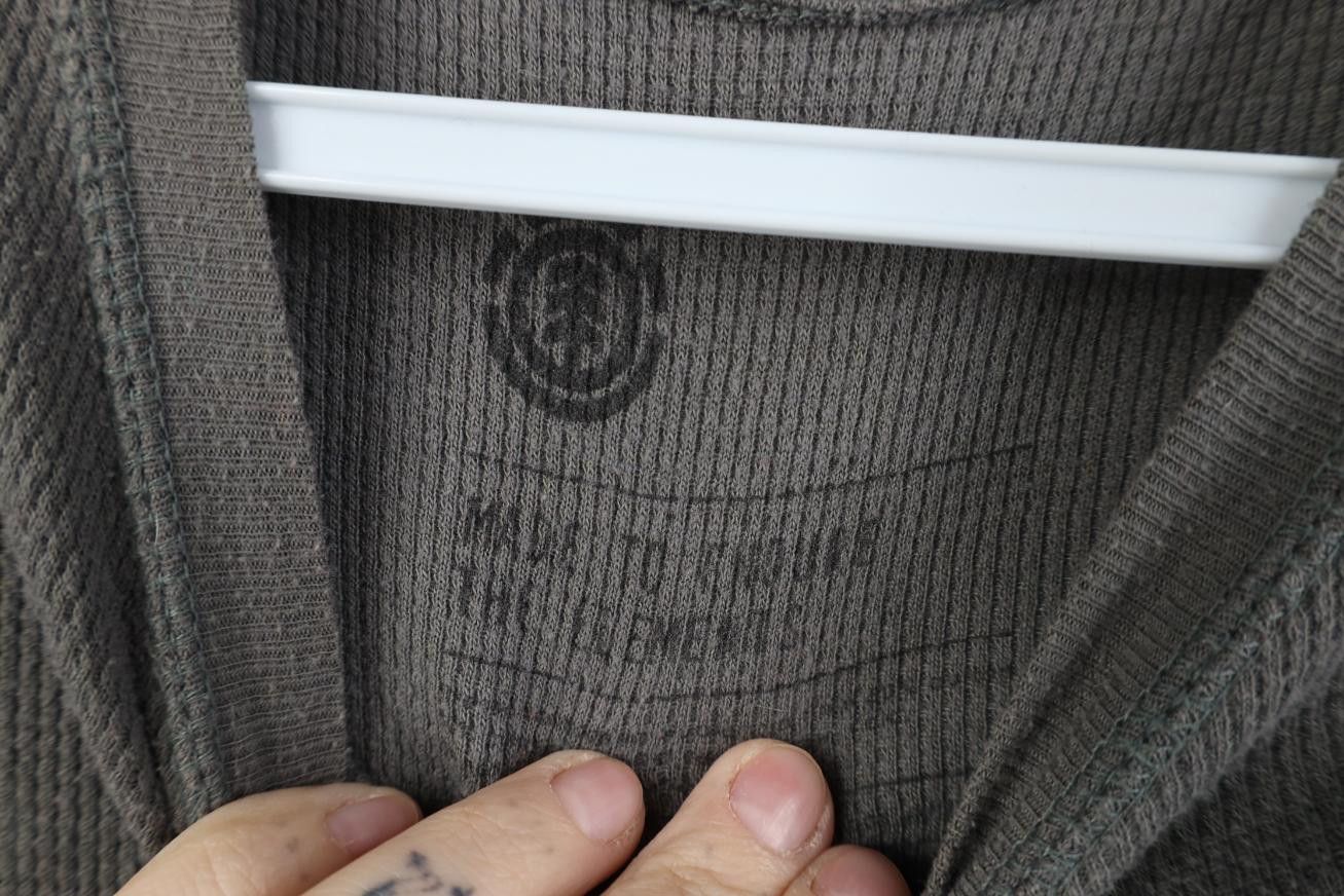 Element Vintage Element Skateboards Waffle Knit Long Sleeve T-Shirt Size US M / EU 48-50 / 2 - 6 Thumbnail