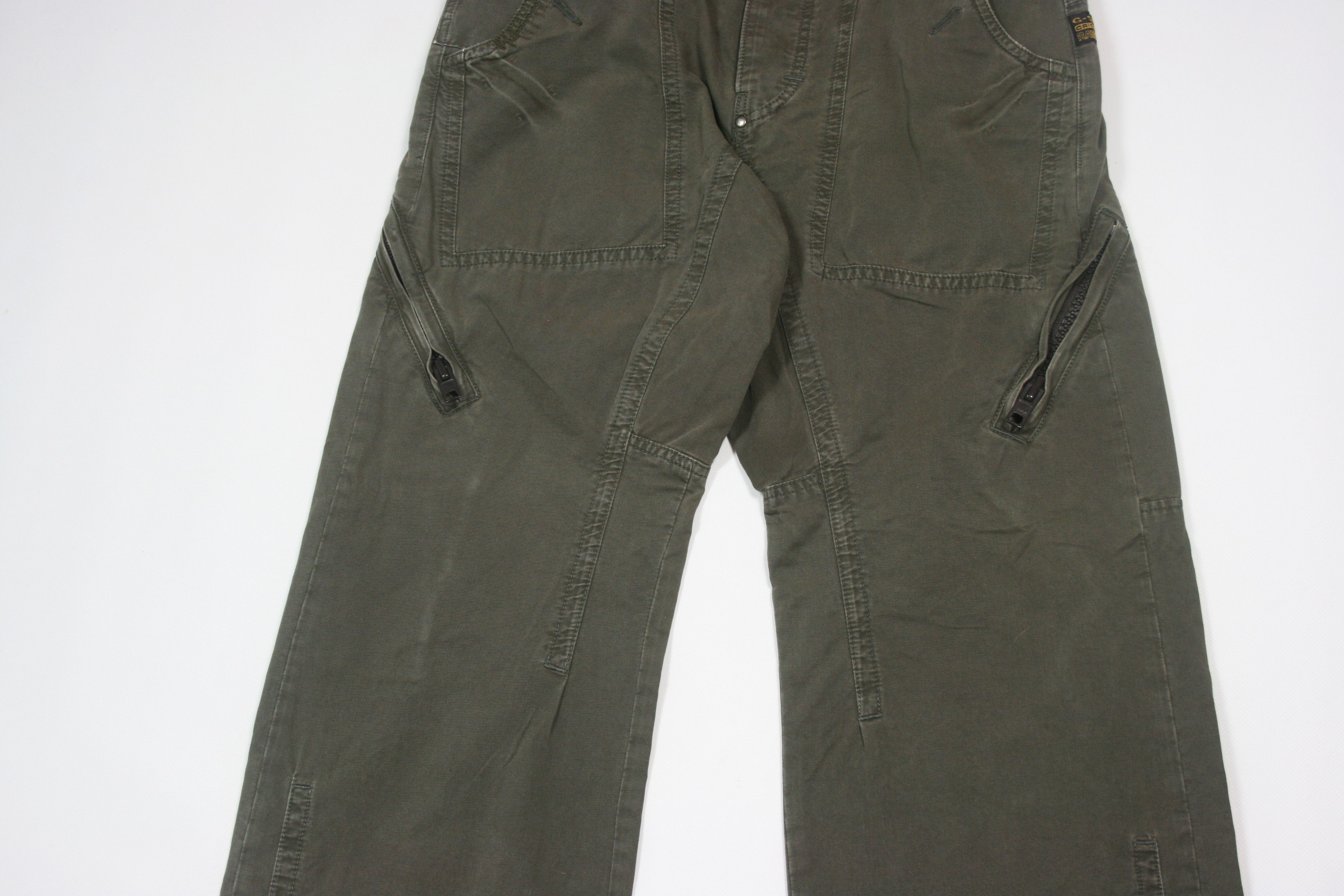 G-Star 00S Y2K Cargo Zip Pockets Pants Vintage Size US 29 - 4 Thumbnail