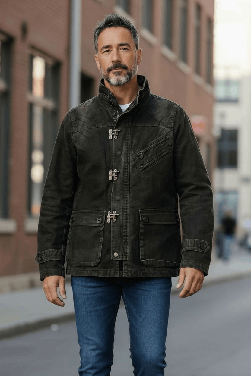In The Attic In the Attic Tactical Punk Dark Jacket Size US L / EU 52-54 / 3 - 1 Thumbnail