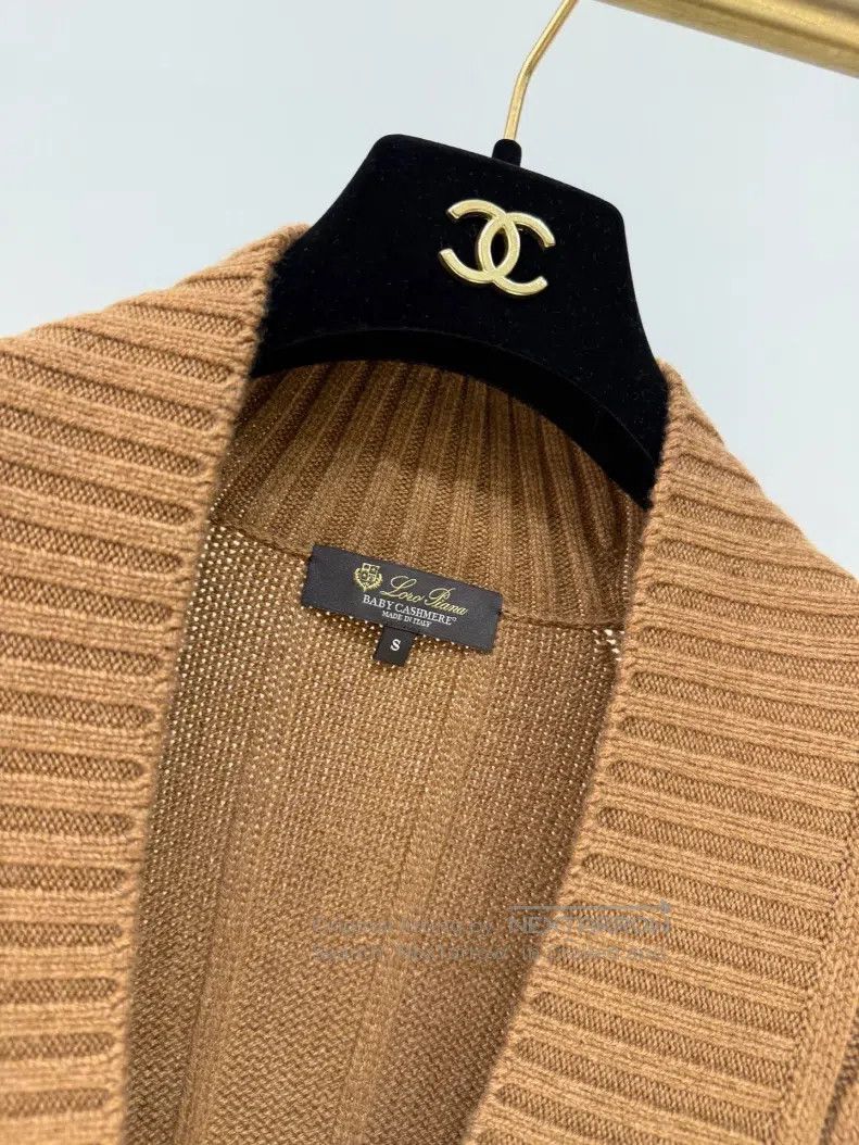 Loro Piana Loro Piana Camel Baby Cashmere Cashmere Linen Open Front J Size S / US 4 / IT 40 - 5 Thumbnail
