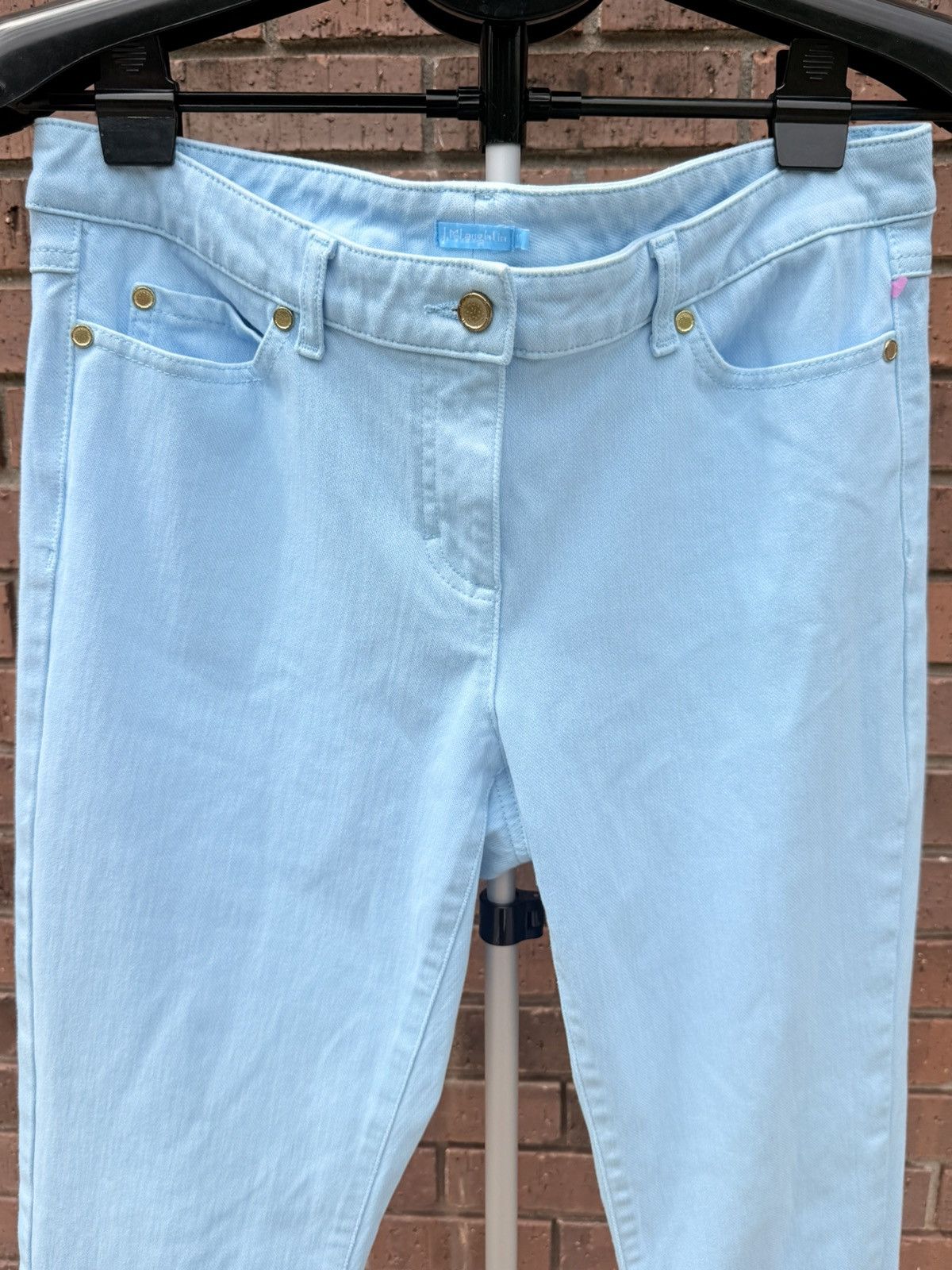 J.McLaughlin J. McLaughlin Womens Ice Blue Lexi Jeans Stretch Pants Size 32" / US 10 / IT 46 - 5 Thumbnail