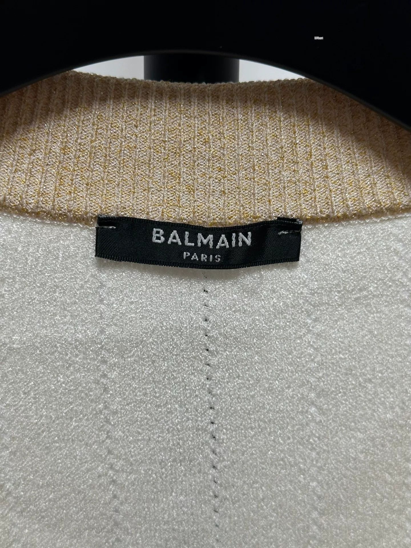 Balmain Balmain Platinum Button V-Neck Knit Cardigan Size US M / EU 48-50 / 2 - 3 Thumbnail