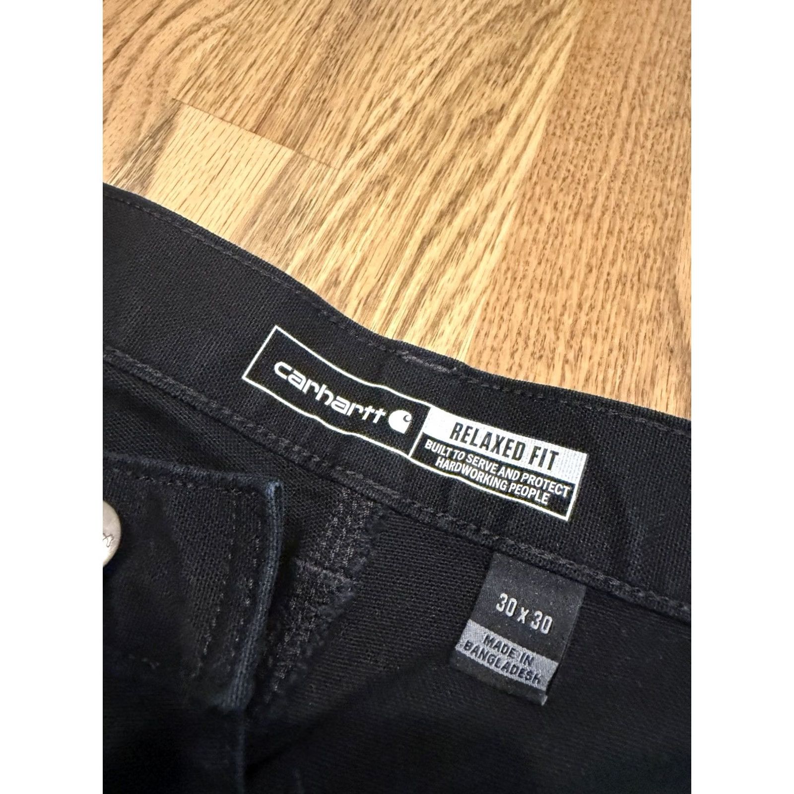 Carhartt VINTAGE Carhartt Pants Men's 30x30 Relaxed Fit Carpenter Workwear BLK Size US 30 / EU 46 - 6 Thumbnail