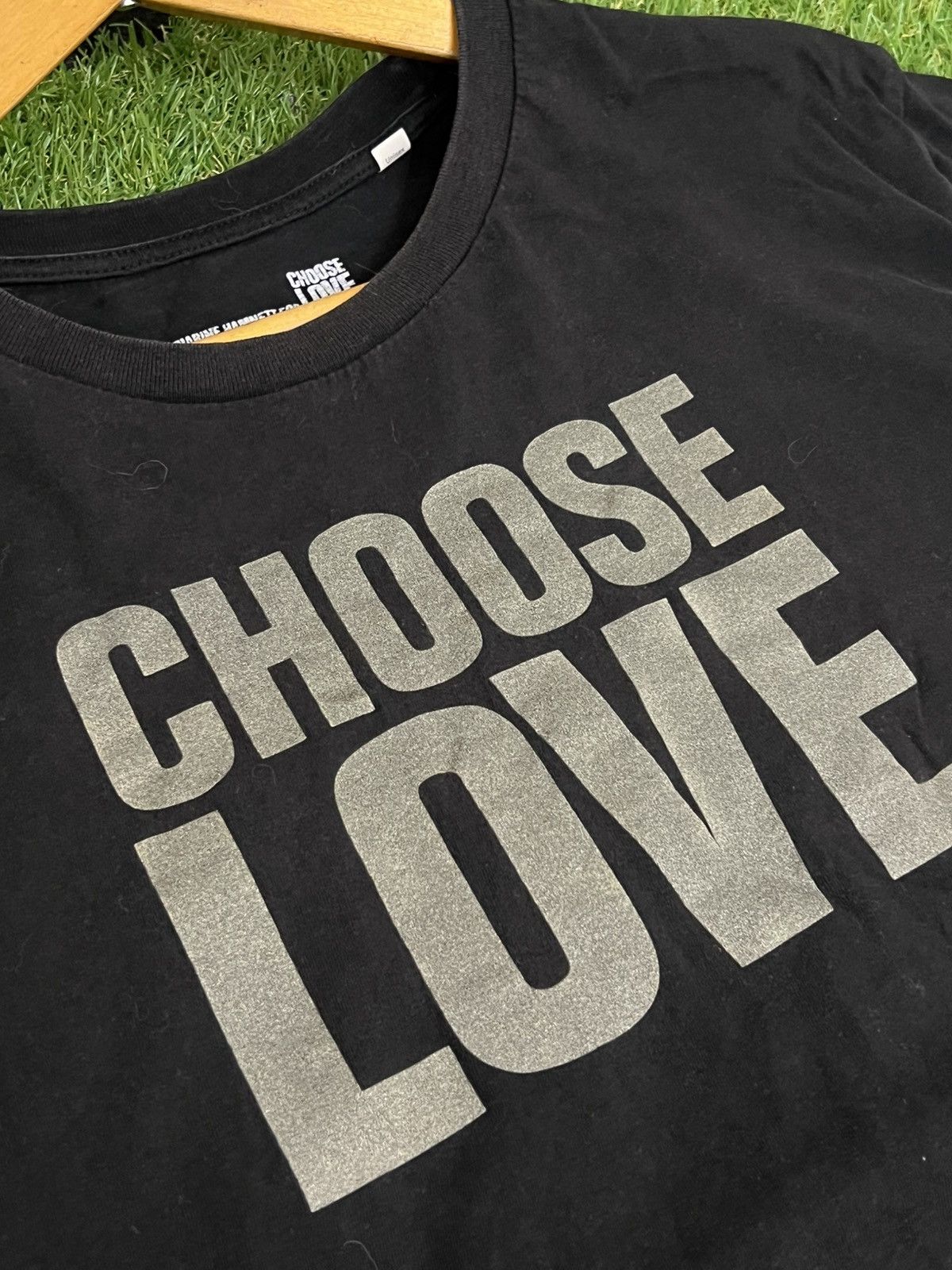 Katharine Hamnett London Katharine Hamnett Choose Love Quote T-Shirt M-L Size US M / EU 48-50 / 2 - 6 Thumbnail