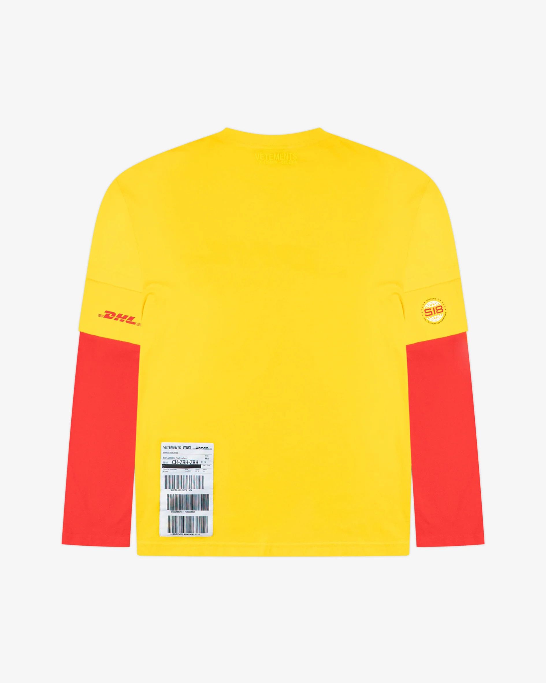Vetements DHL Long Sleeved Tee Size US XS / EU 42 / 0 - 2 Thumbnail