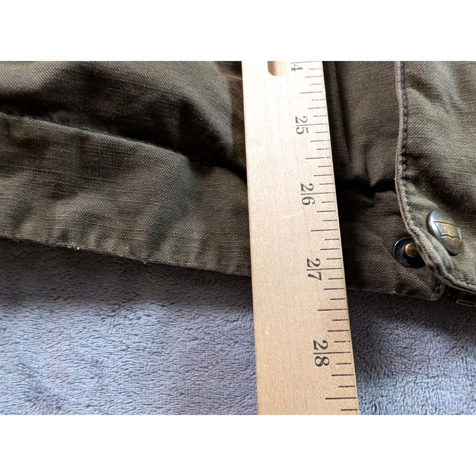 Levi's Levi's Jacket Cotton Olive Green Mid-Length Lined Zipper Pockets Full Zip Stand-Up Collar Men's M Size US M / EU 48-50 / 2 - 7 Thumbnail