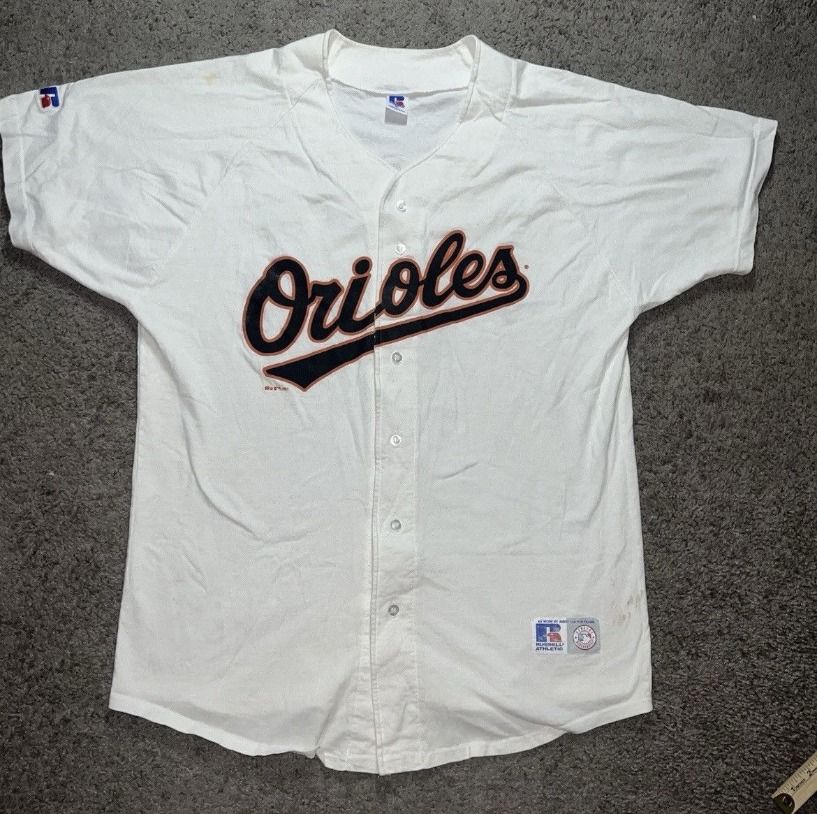 MLB × Russell Athletic × Vintage Vintage Russell Baltimore Orioles Cal Ripken 1995 Jersey XL Size US XL / EU 56 / 4 - 1 Thumbnail