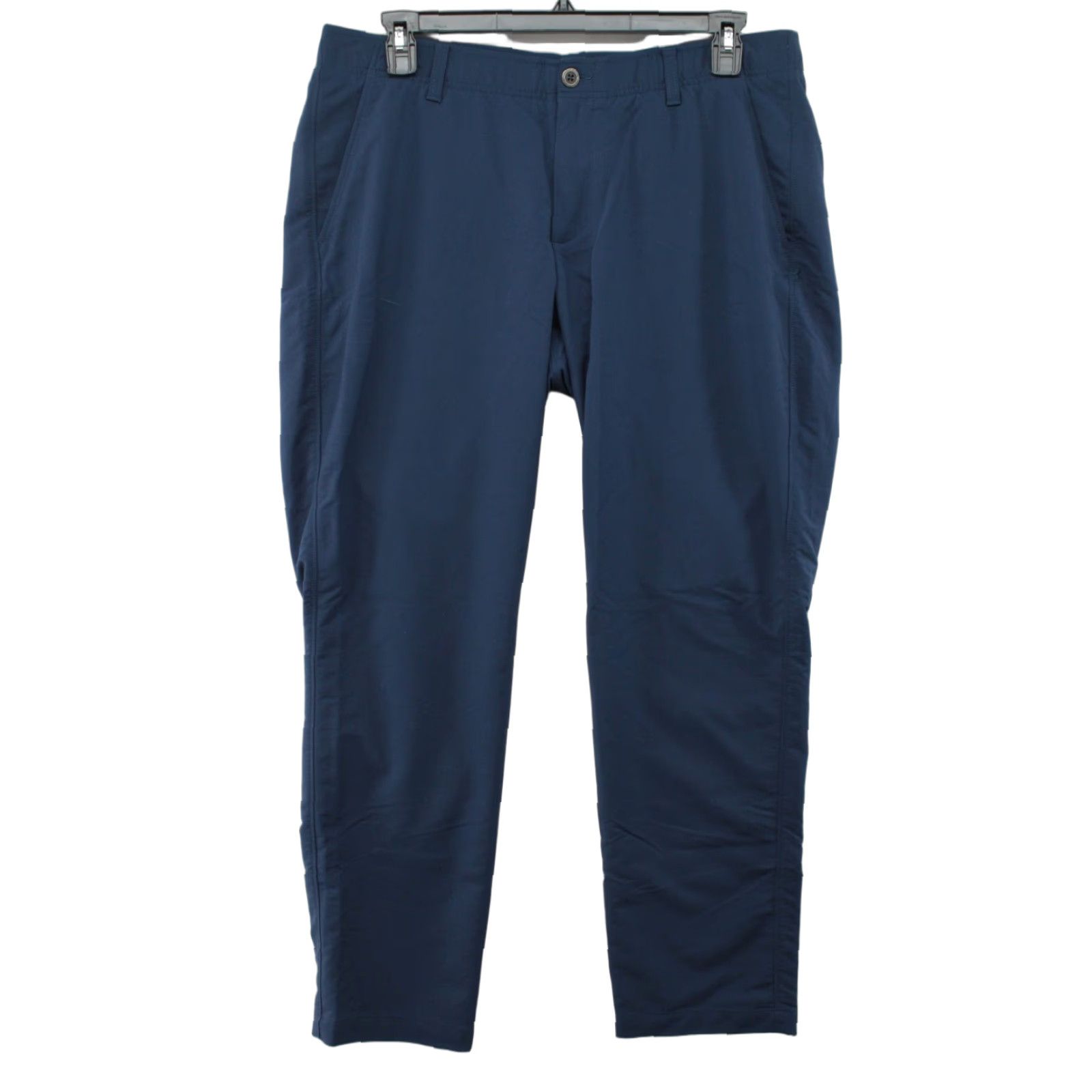 Under Armour Under Armour UA Match Play Pants Men's 36x31 Blue Performance Woven Stretch Golf Pants Business Casual Workwear Solid Modern Straight Mens Size US 36 / EU 52 - 1 Thumbnail