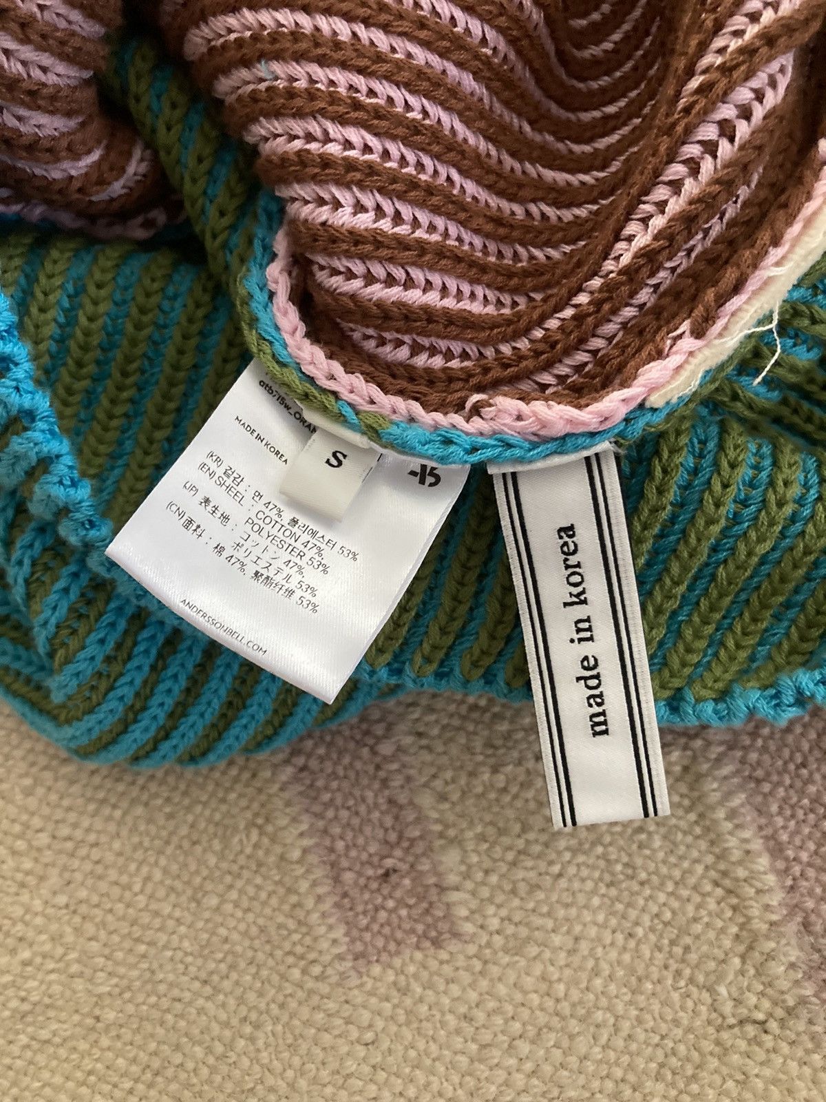Andersson Bell Andersson Bell Block Knit Mini Dress Size S / US 4 / IT 40 - 3 Thumbnail