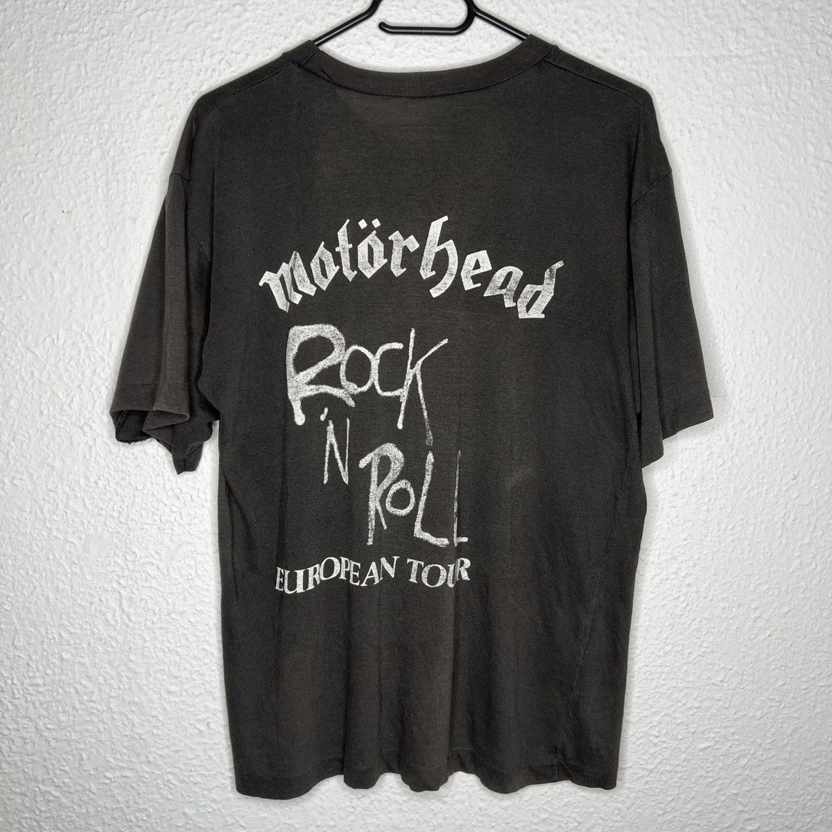 Band Tees Vintage Motorhead Rock N Roll Tshirt 1987 80s European Tour Size US M / EU 48-50 / 2 - 2 Thumbnail