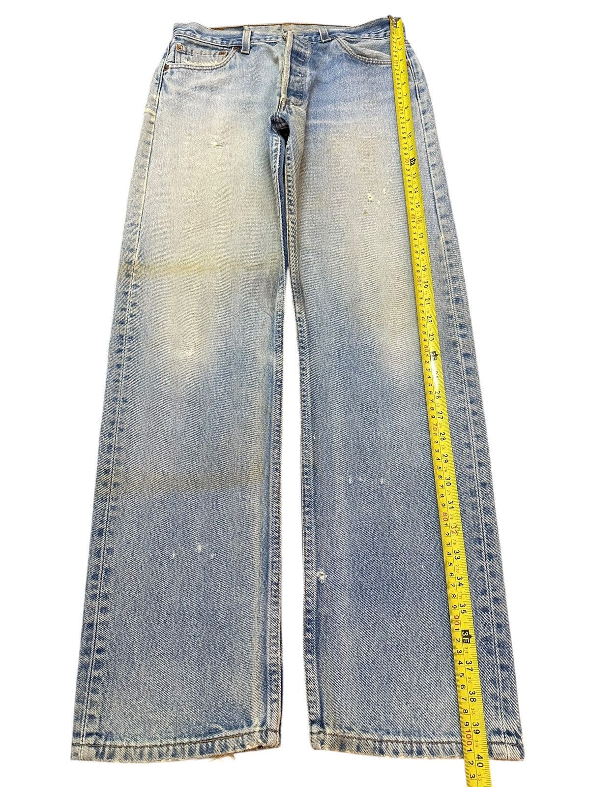 Levi's Vintage 90s Usa Levis 501 Blue Faded Wash Style Jeans Size US 29 - 13 Thumbnail