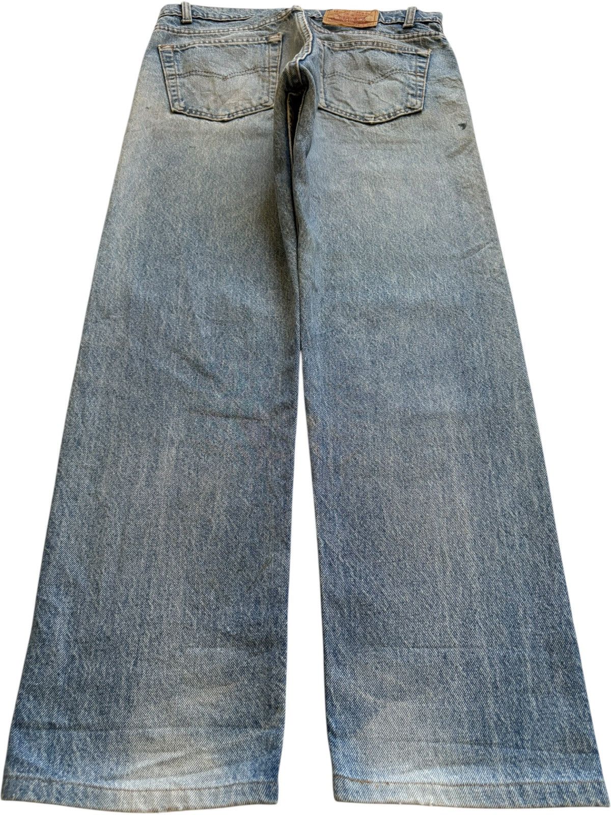 Levi's Vintage 90s Levis 505 Mud Wash Distress Ripped Loose Jeans Size US 33 - 2 Thumbnail