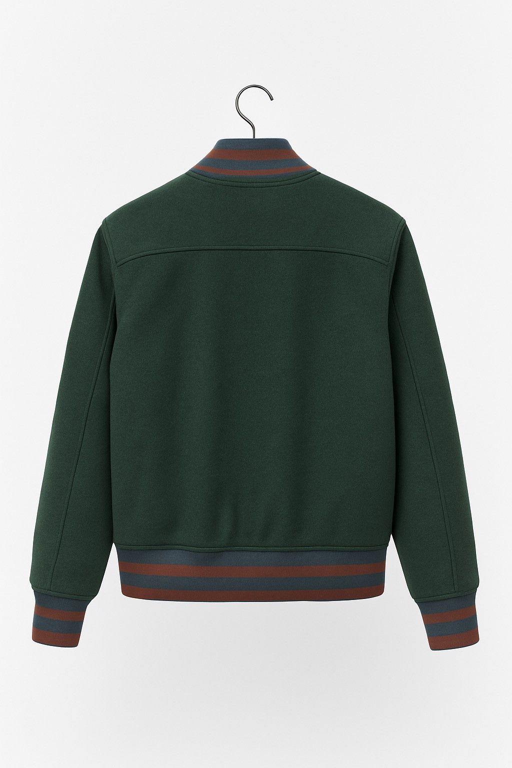 Uniqlo Ines de la Fressange Uniqlo Forest Green Varsity Wool Jacket Size US XS / EU 42 / 0 - 2 Thumbnail