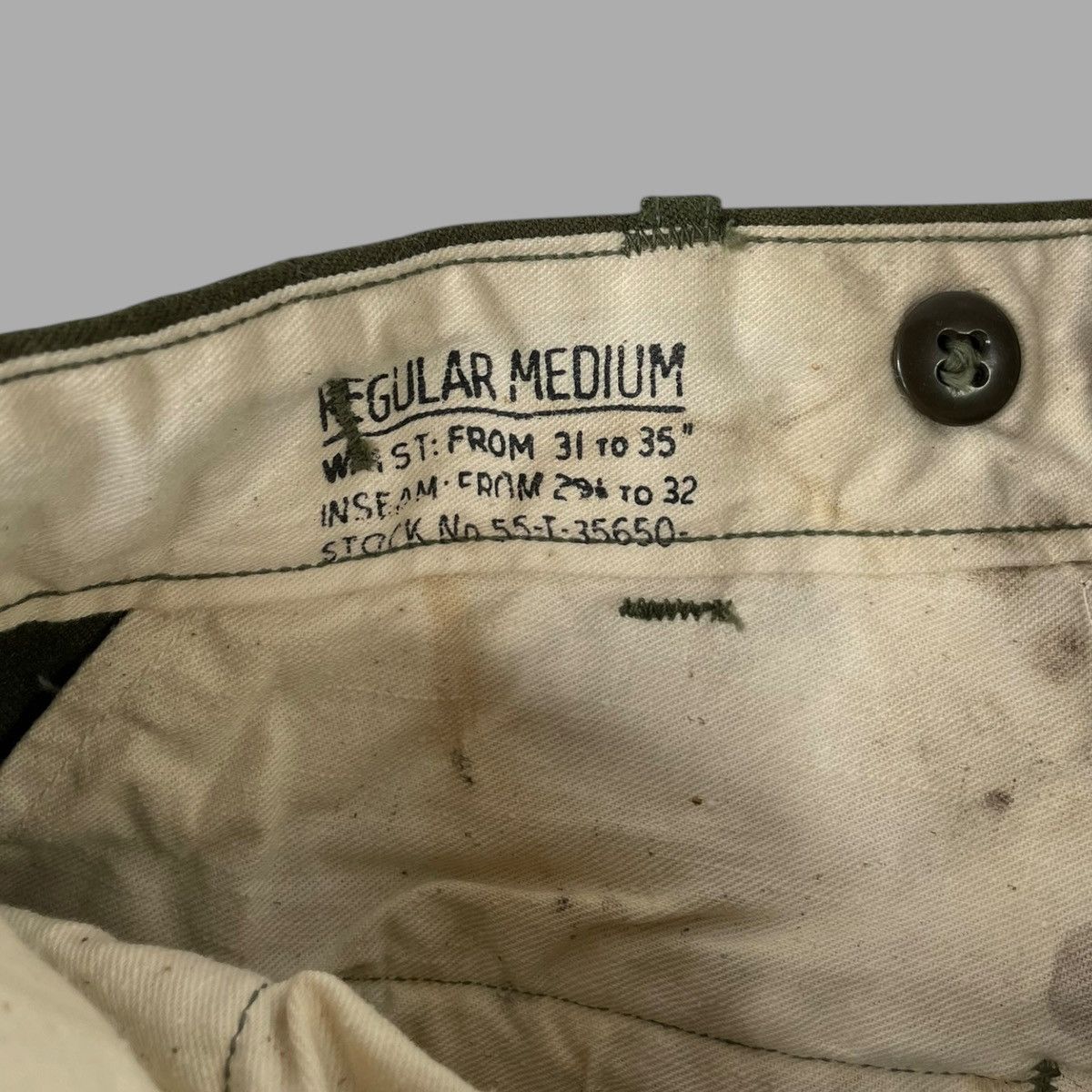 Vintage Vintage m-1951 og-108 pleated wool military trousers Size US 30 / EU 46 - 5 Thumbnail