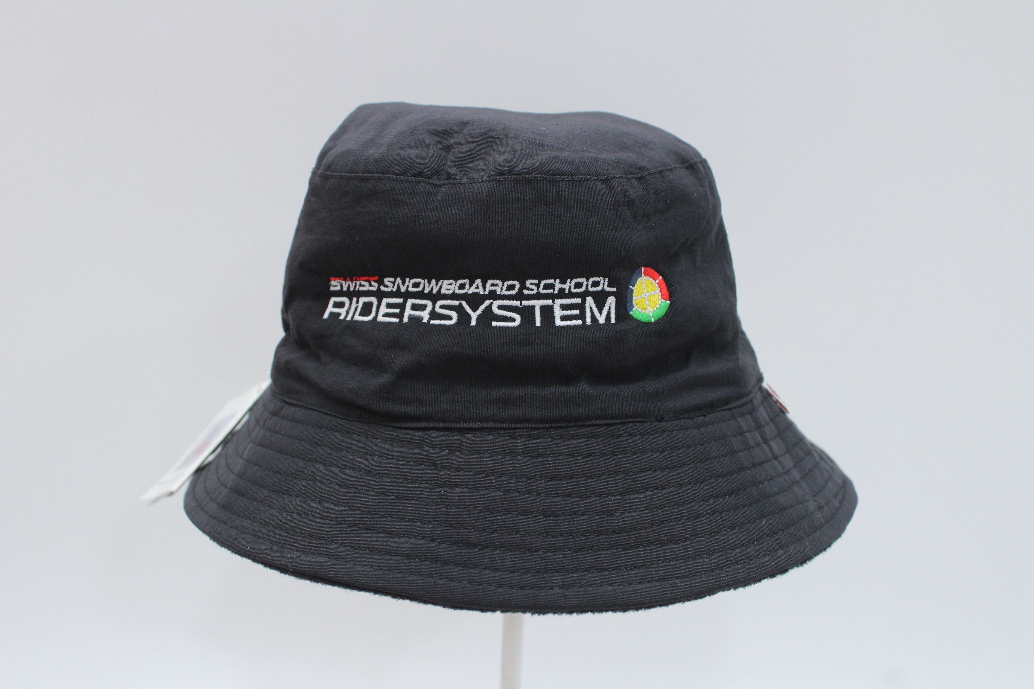 Vintage Swiss Snowboard School Rider System Teflon Bucket Hat New Size ONE SIZE - 1 Preview