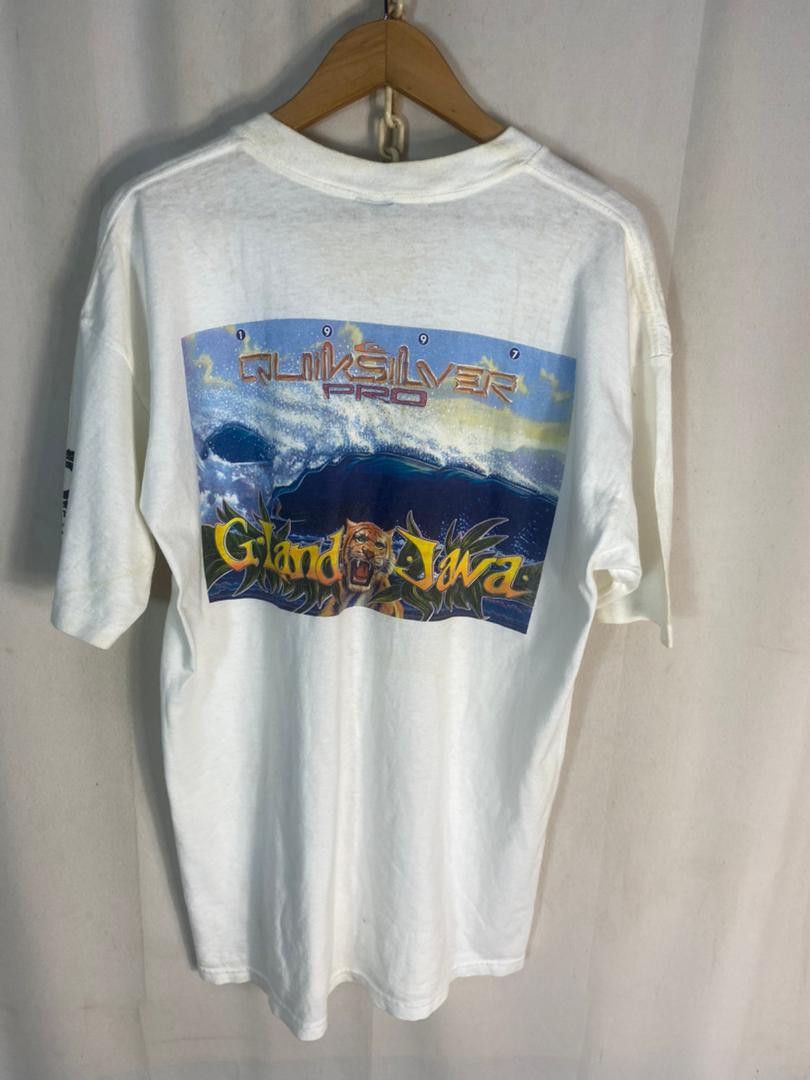 Quiksilver Vintage quicksilver tshirt made in usa Size US L / EU 52-54 / 3 - 10 Thumbnail