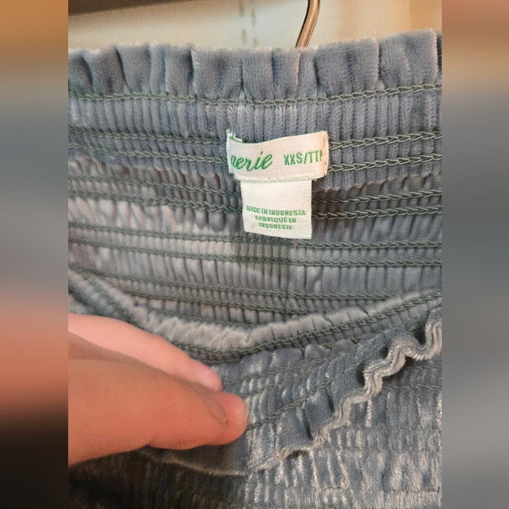 Designer Aerie Velvet Skirt Size 25" / US 0 / IT 36 - 4 Thumbnail
