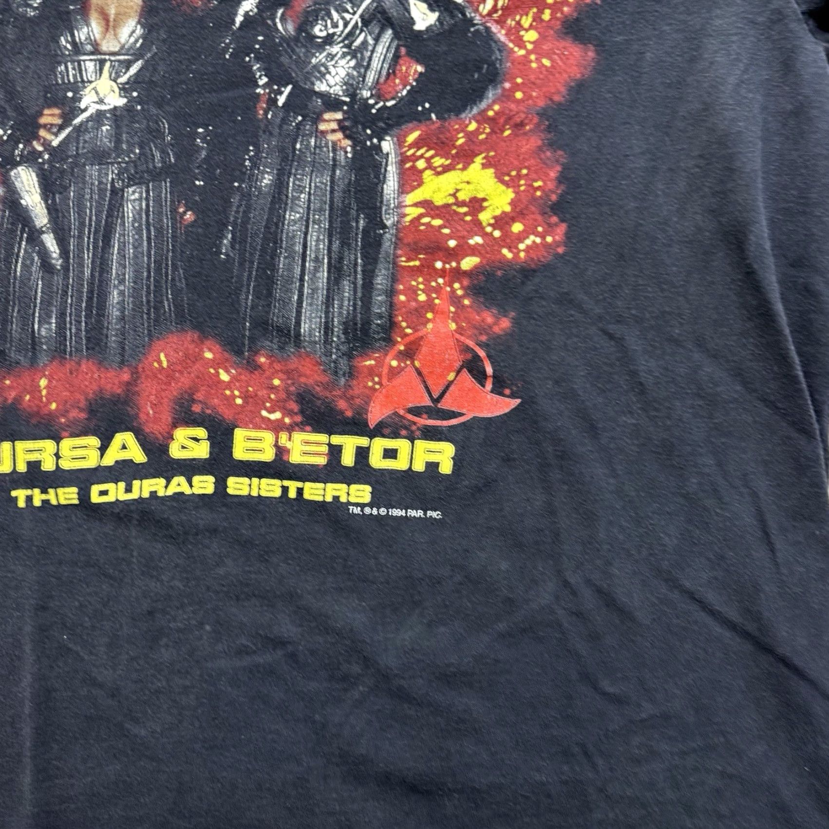 Vintage VINTAGE Star Trek Generations T Shirt XL Lursa Duras Sisters 1993 Tour Champ Size US XL / EU 56 / 4 - 3 Thumbnail