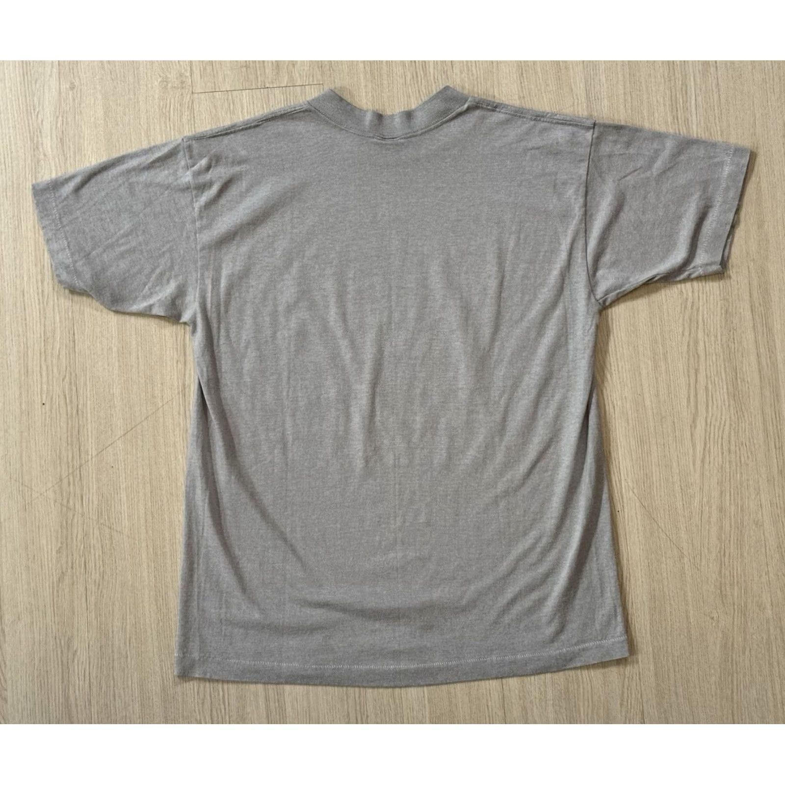 TEE JAYS VINTAGE Tee Jays Budweiser University Shirt Large Adult Gray South Padre Island Spring Break 80s University Size US L / EU 52-54 / 3 - 2 Thumbnail