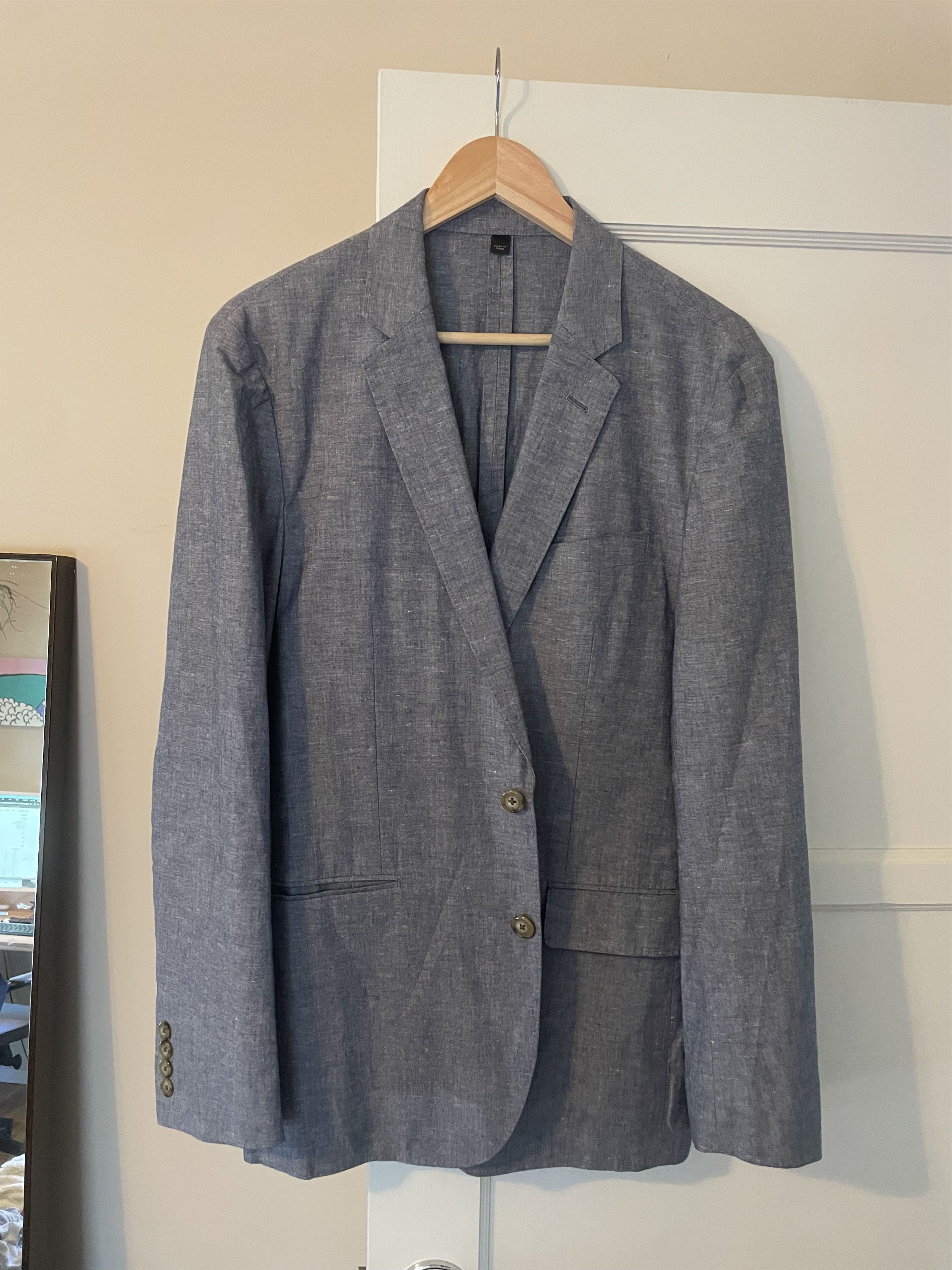 J.Crew Lundlow Linen Slim Size 40R - 4 Thumbnail