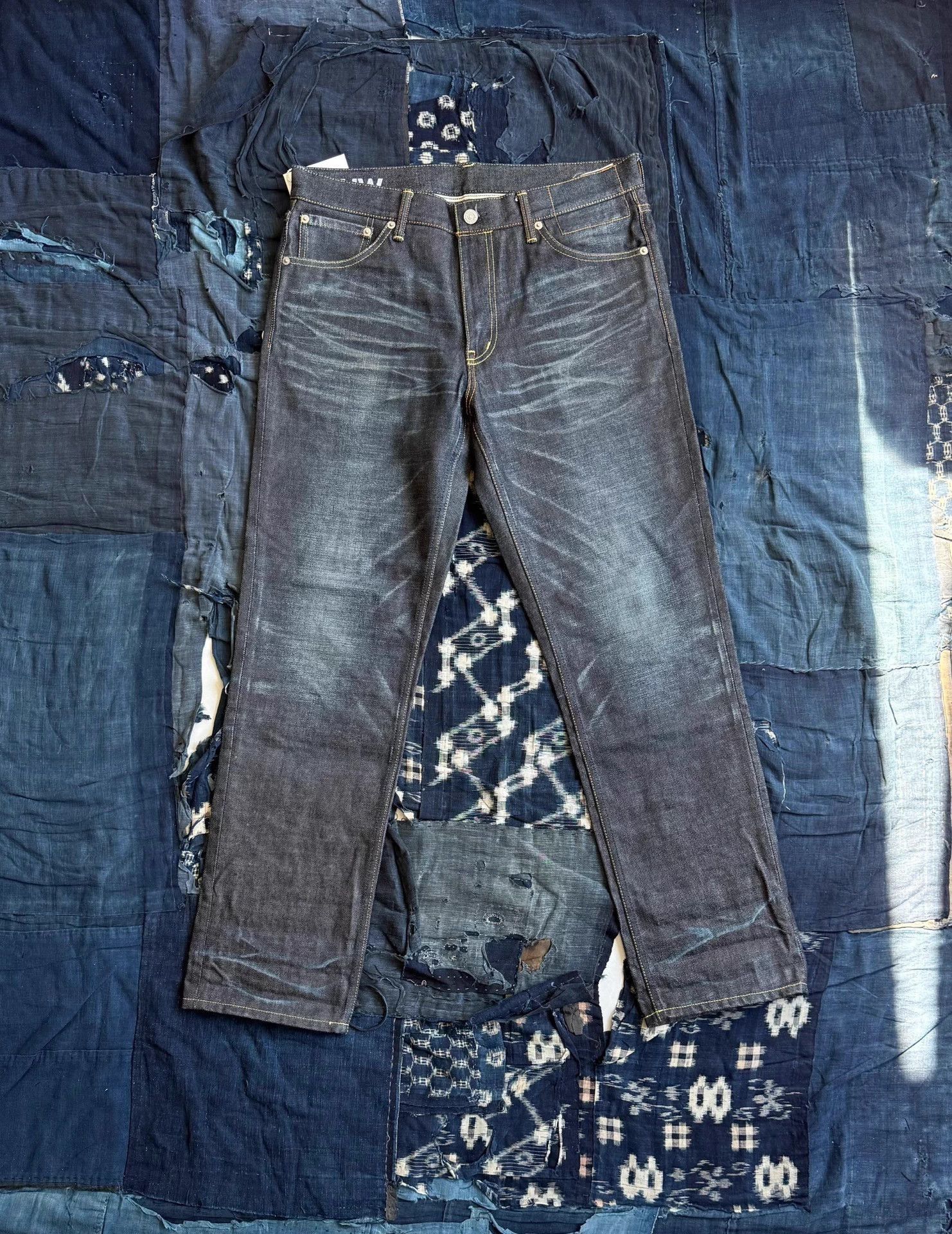 Visvim Distressed Multi Denim Jeans Size 34 Size US 34 / EU 50 - 1 Thumbnail