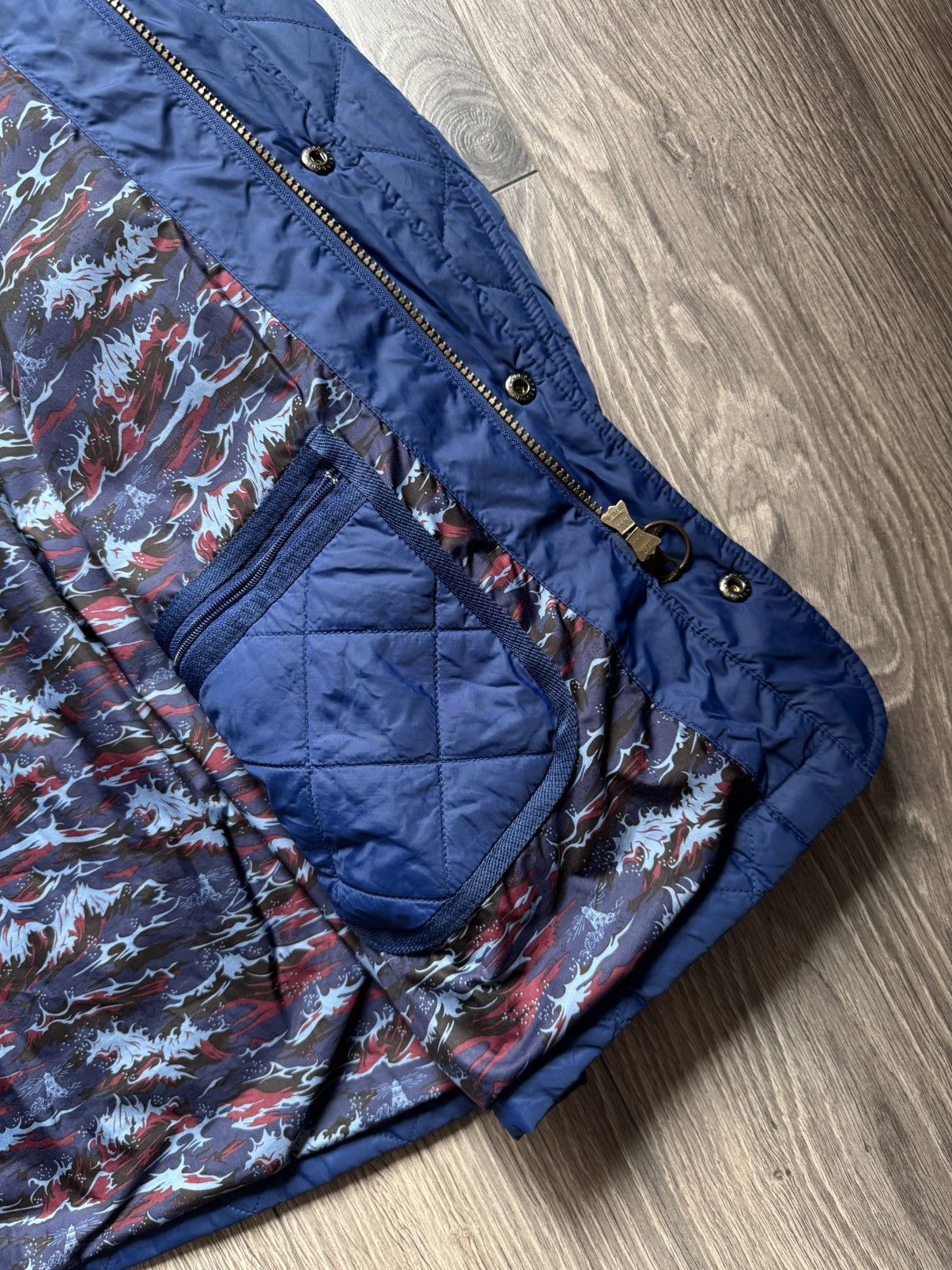 Barbour Barbour Quilted Retail Barnett X white mountaineering Jacket Size US XL / EU 56 / 4 - 7 Thumbnail