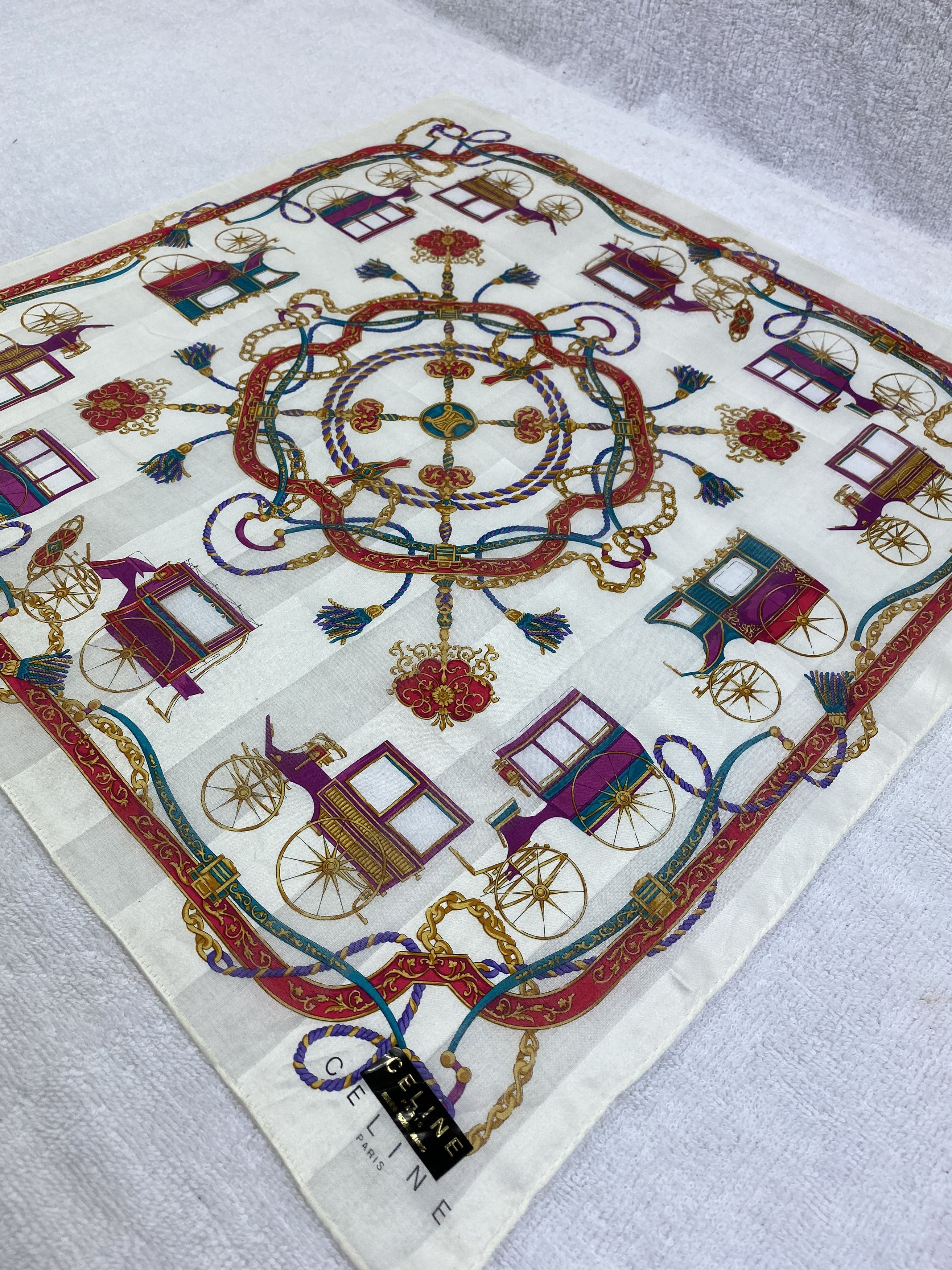 Celine Celine Handkerchief / Bandana / Neckerchief Size ONE SIZE - 4 Thumbnail