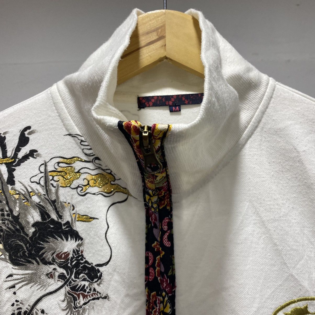 Japanese Brand Dragon🐉 Japan Designer Overprint Zipper Sukajan Motive 90s Size US M / EU 48-50 / 2 - 7 Thumbnail