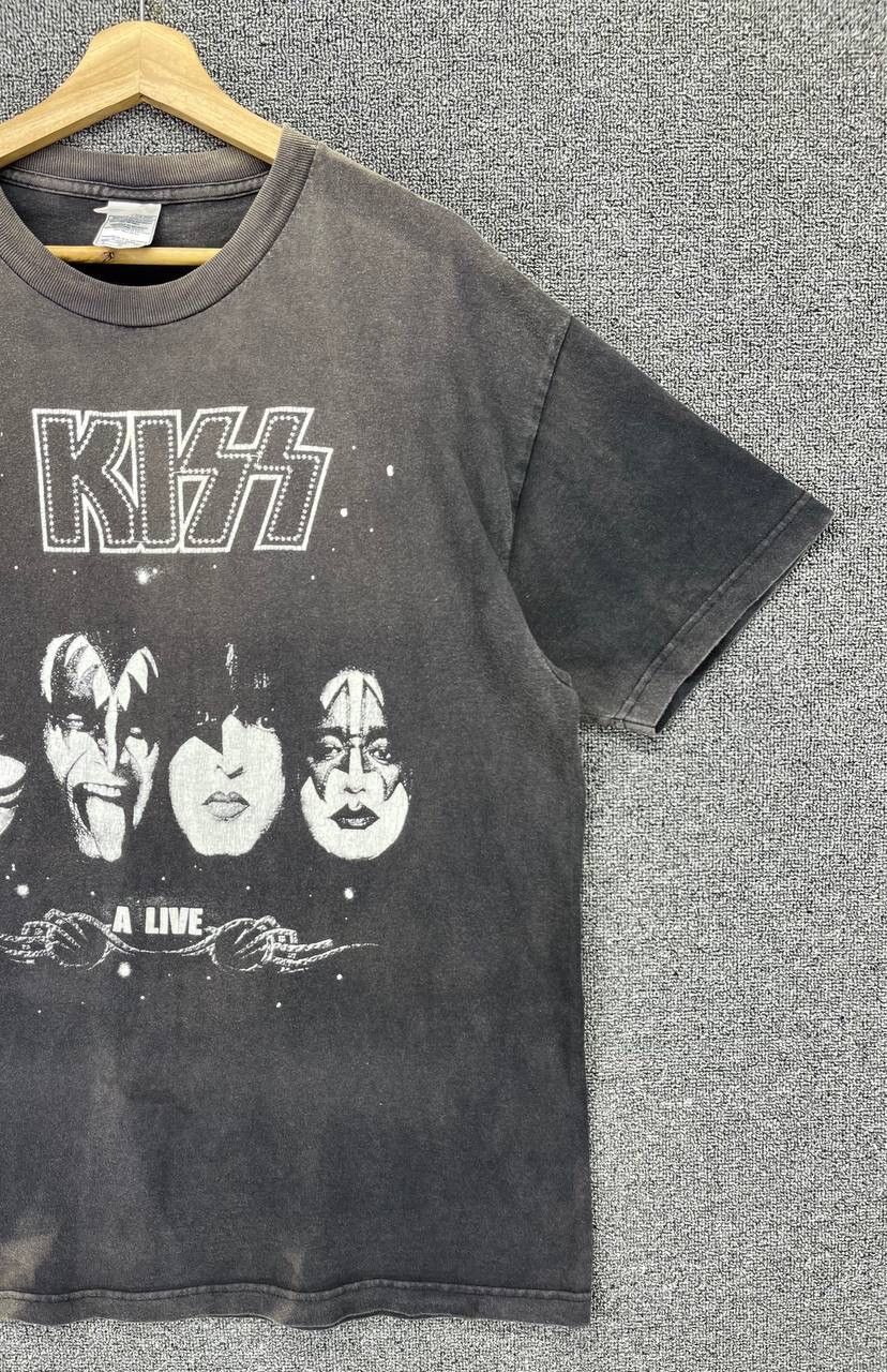 Band Tees Vintage Kiss Trashed Punk Rock Band Tees T Shirts Size US L / EU 52-54 / 3 - 4 Thumbnail