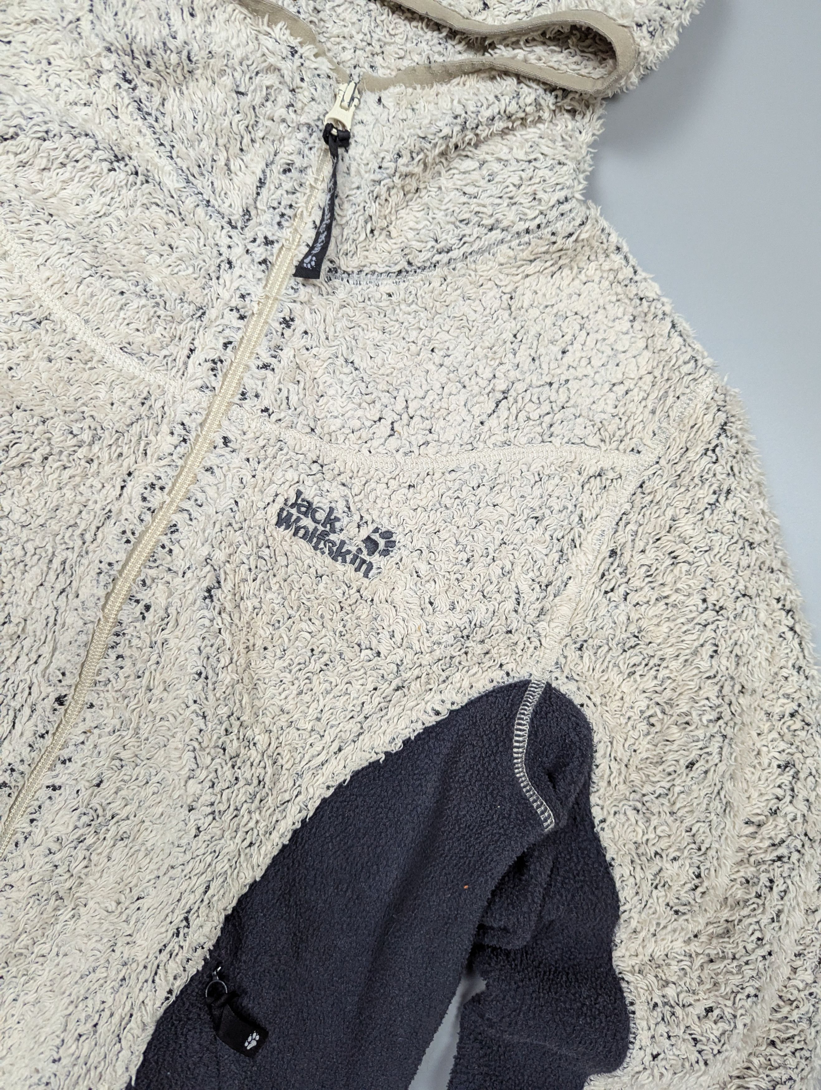 Jack Wolfskin Jack Wolfskin Fleece Outdoor Gorpcore Jacket Sherpa Size M / US 6-8 / IT 42-44 - 6 Thumbnail