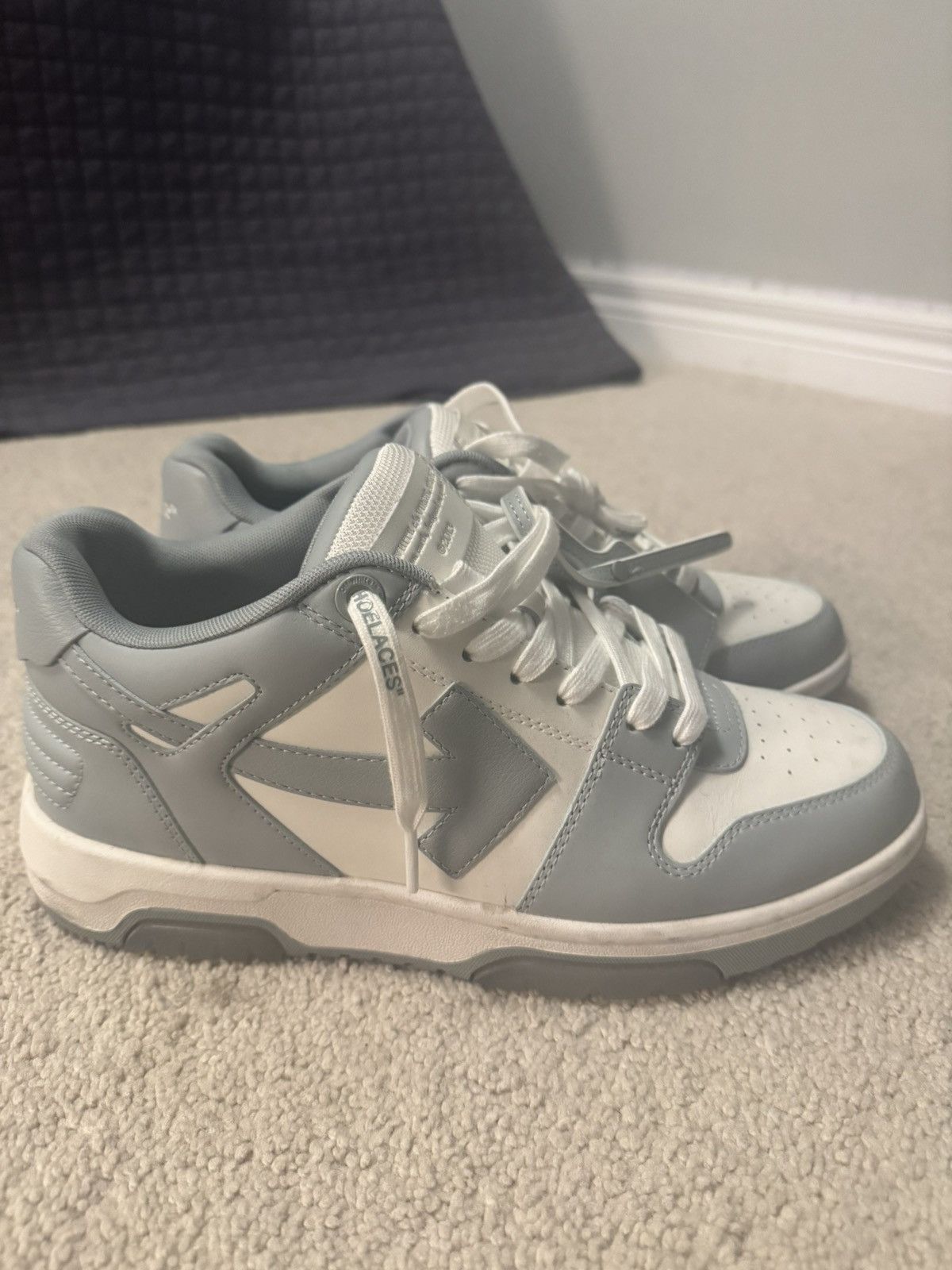 Off-White Off-White Out Of Office Blue and White Size US 10 / EU 43 - 3 Thumbnail