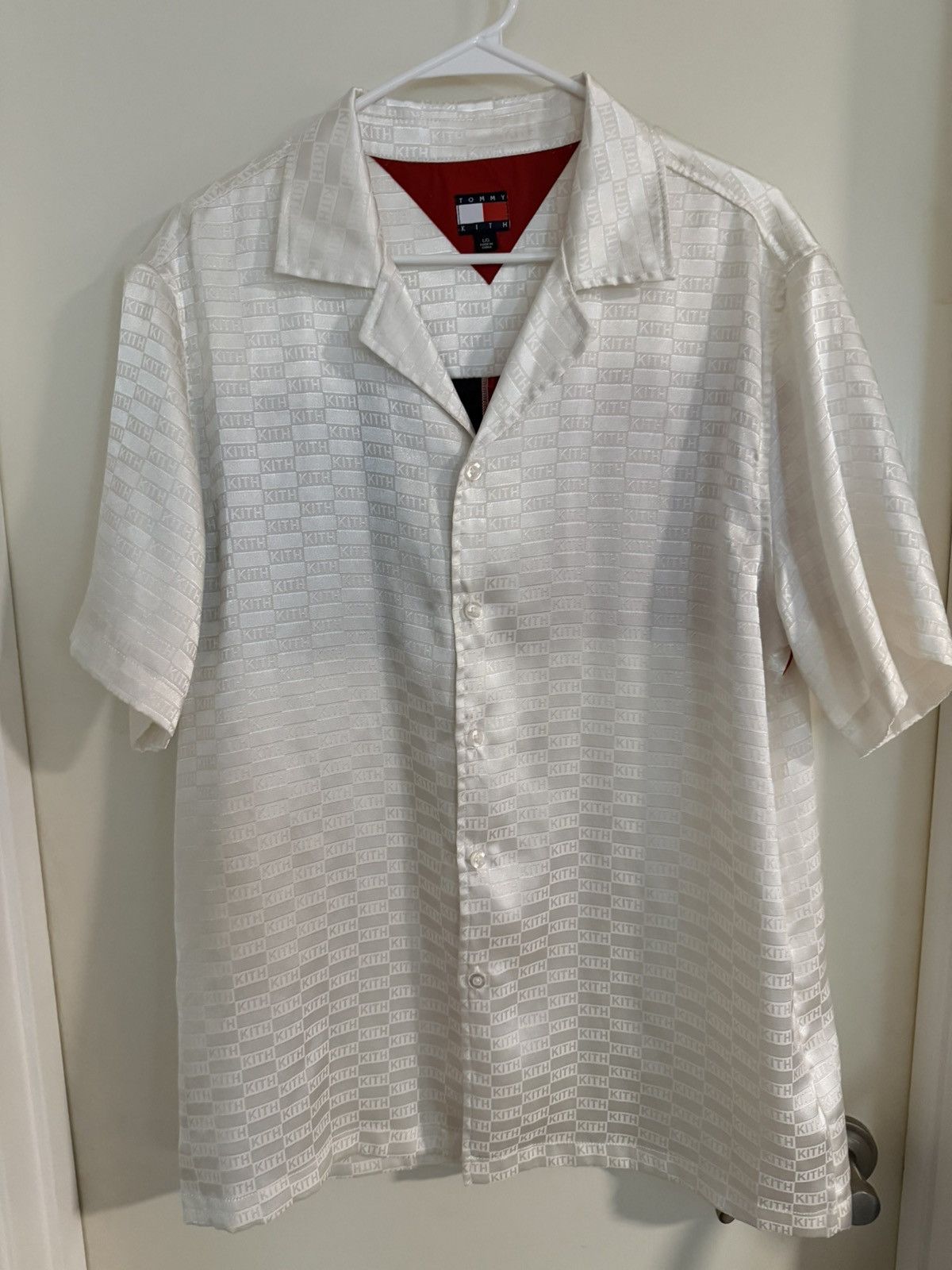 Kith × Tommy Hilfiger Kith x Tommy Hilfiger Silk Short Sleeve Size US L / EU 52-54 / 3 - 1 Thumbnail