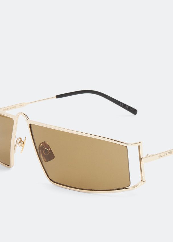Saint Laurent Paris o1s1wg111224 Size: OS / SL 606 Sunglasses in Gold Size ONE SIZE - 2 Thumbnail
