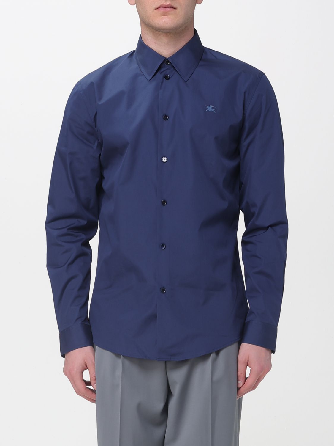 Burberry Burberry Shirt Men Blue Size US M / EU 48-50 / 2 - 1 Thumbnail