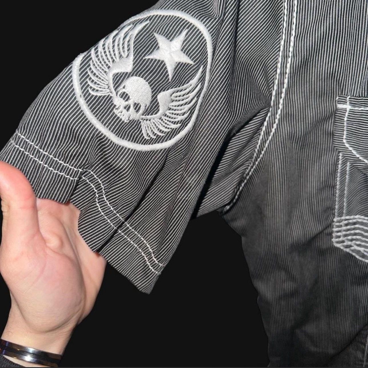 Affliction Affliction Black Premium pinstripe button-up shirt Size US M / EU 48-50 / 2 - 4 Thumbnail