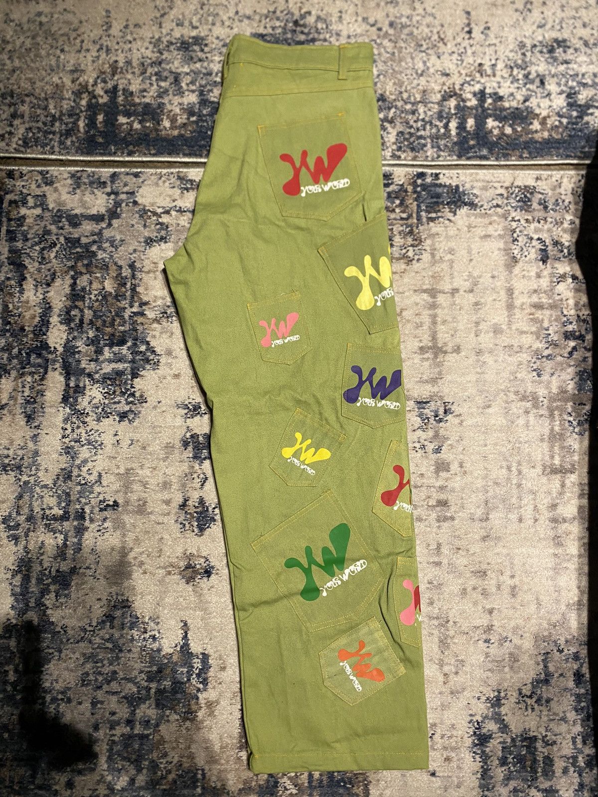Other Army Green Denim Size US 36 / EU 52 - 2 Thumbnail