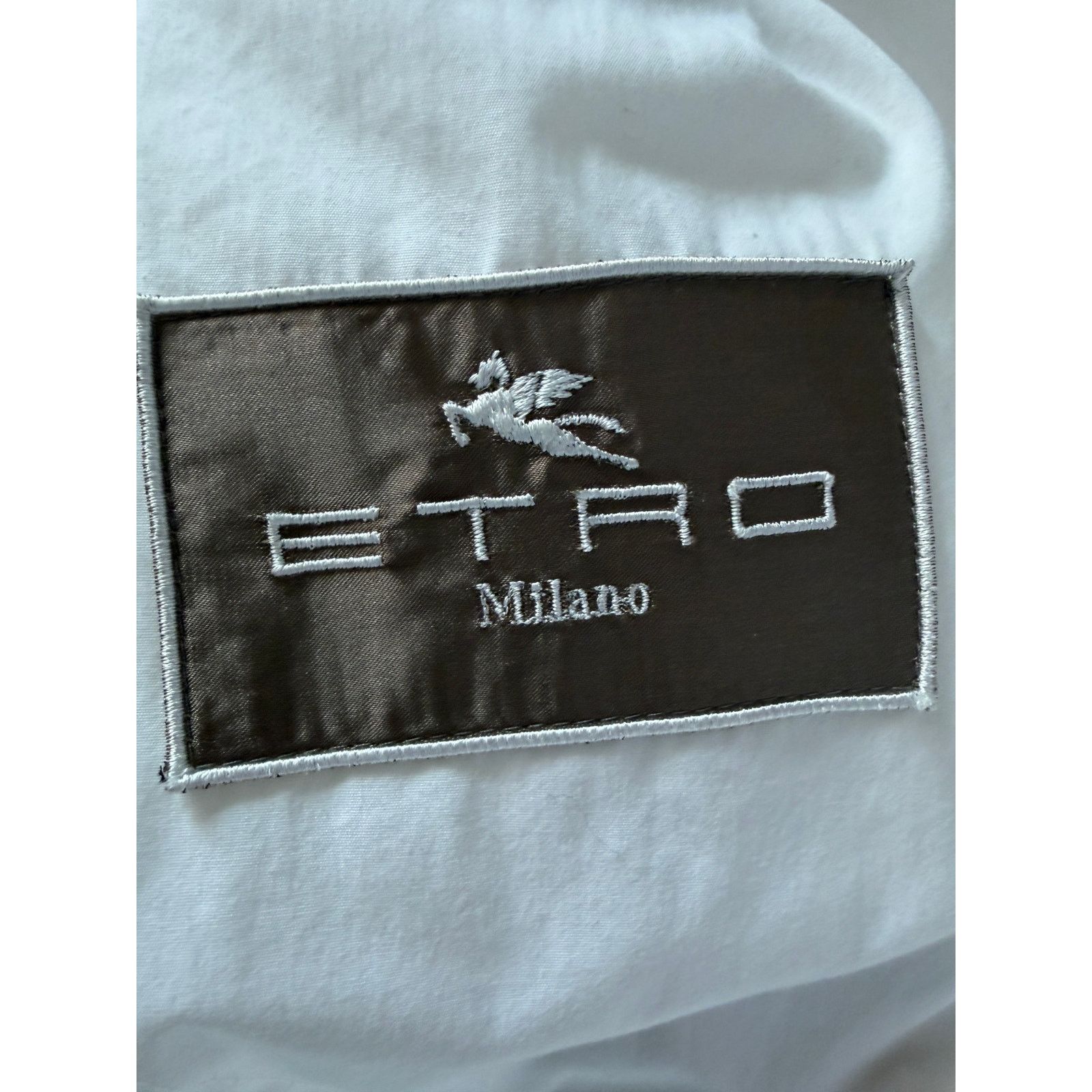 Etro Etro NWT Cotton White Trench Coat Size US XL / EU 56 / 4 - 3 Thumbnail