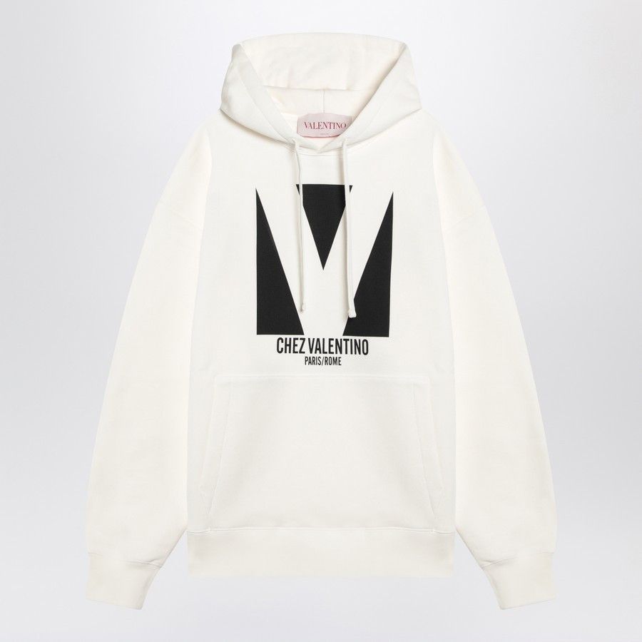 Valentino o1d2blof1025 Print Sweatshirts Hoodies in Ivory Size US M / EU 48-50 / 2 - 1 Thumbnail