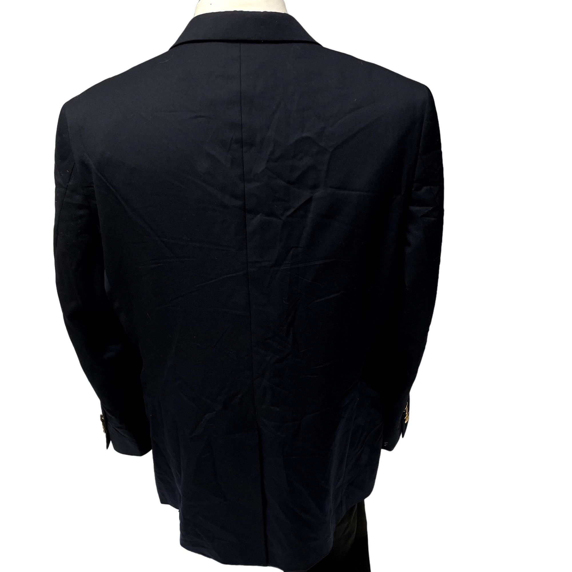Brooks Brothers Wool Sport Coat MADISON FIT Blue Jacket 44 R