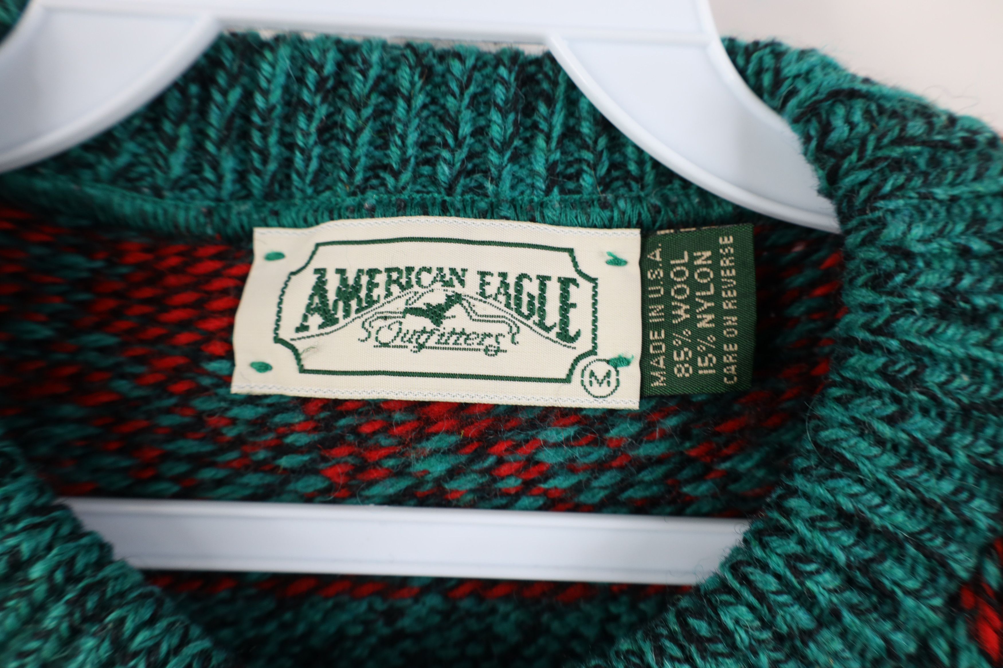 American Eagle Outfitters Vintage 90s American Eagle Outfitters Fair Isle Sweater USA Size US M / EU 48-50 / 2 - 7 Thumbnail