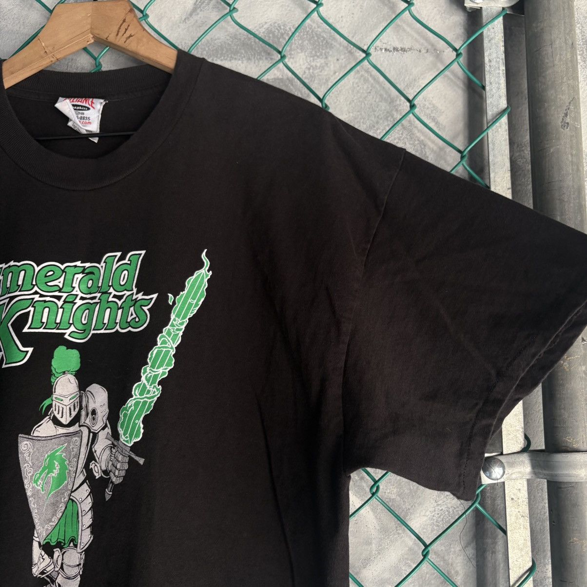 Other Vintage Comic TShirt Men XL Black Emerald Knigths California Size US XL / EU 56 / 4 - 4 Thumbnail